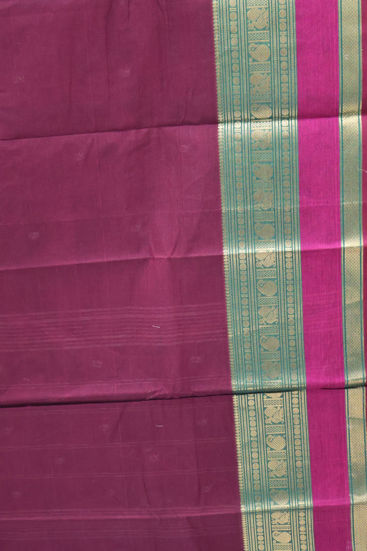 Chettinad Cotton Saree -Araku with Pink