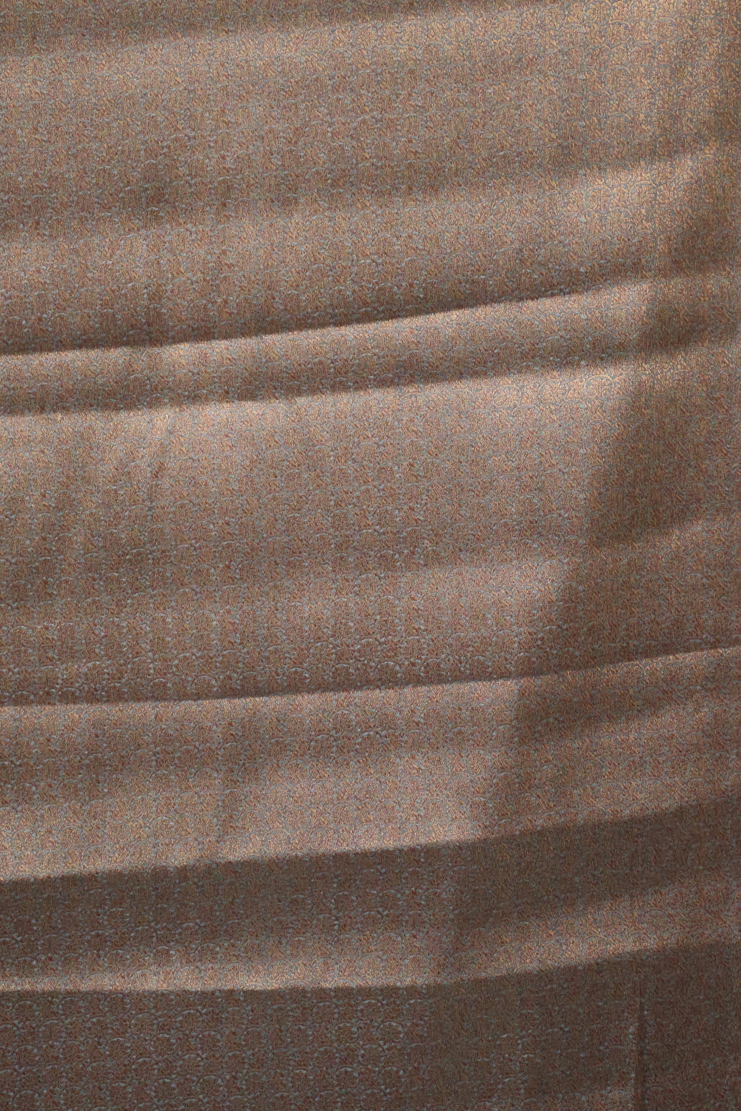 Printed Bamboo Silk Saree-Green Paisle