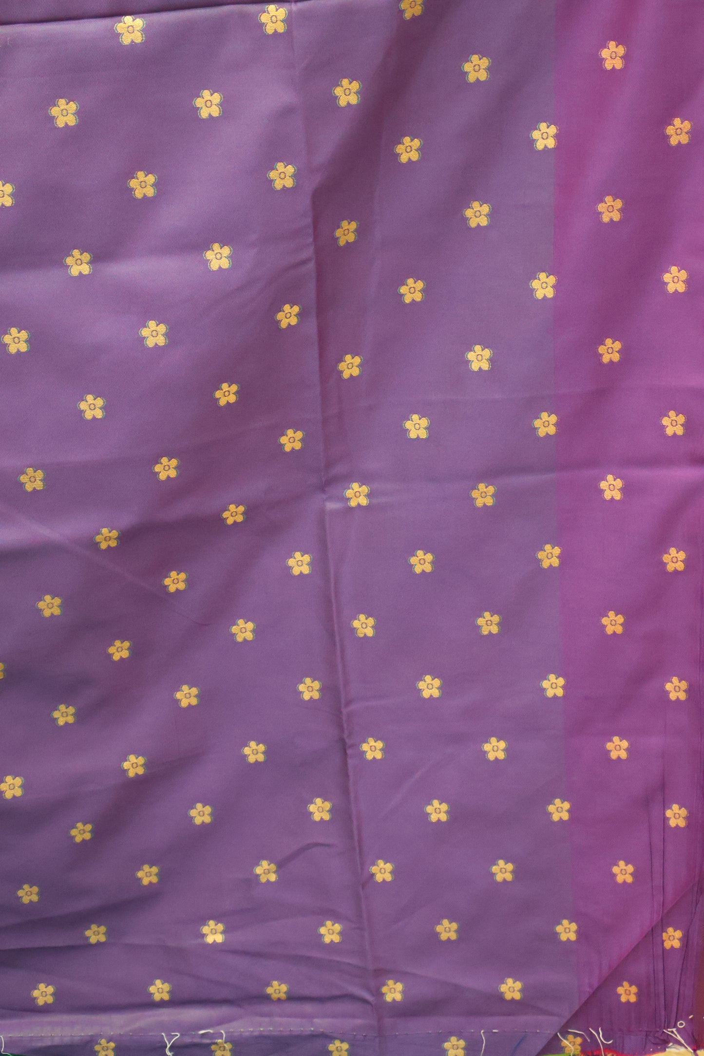 Semi Soft Silk Saree-Teal Green Floral Body