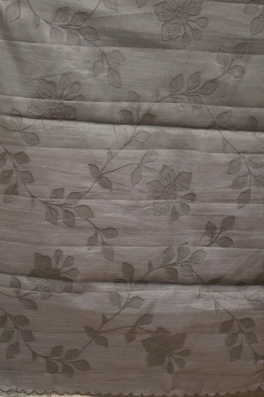 Pure Kota Saree-Black Aplique