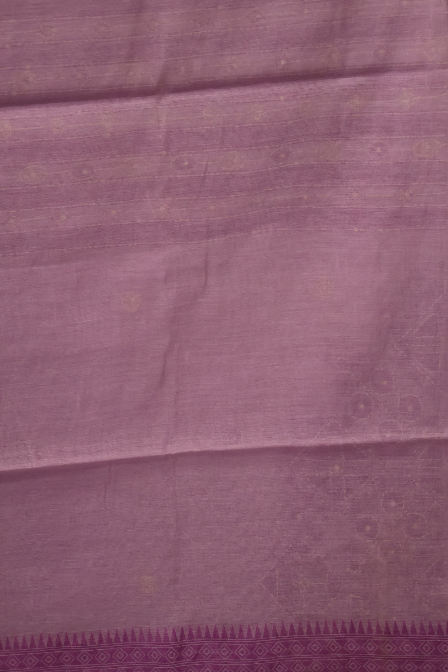 Handloom Saree-Purple Geometric