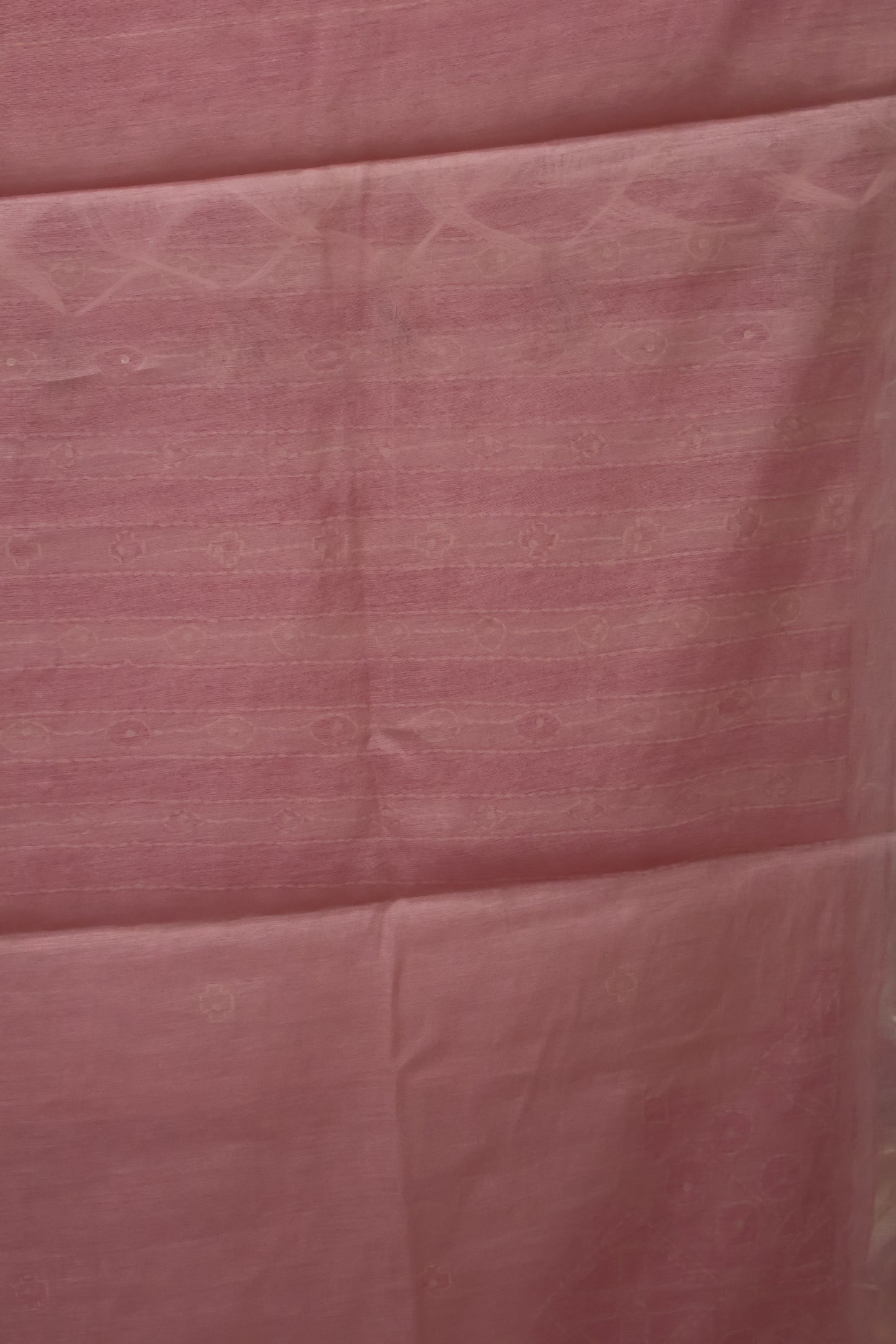 Handloom Saree-Pink Geometric