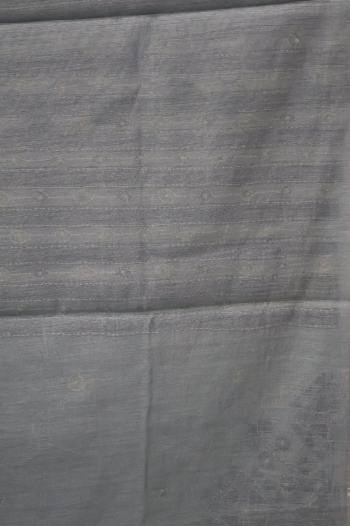 Handloom Saree-Blue Geometric