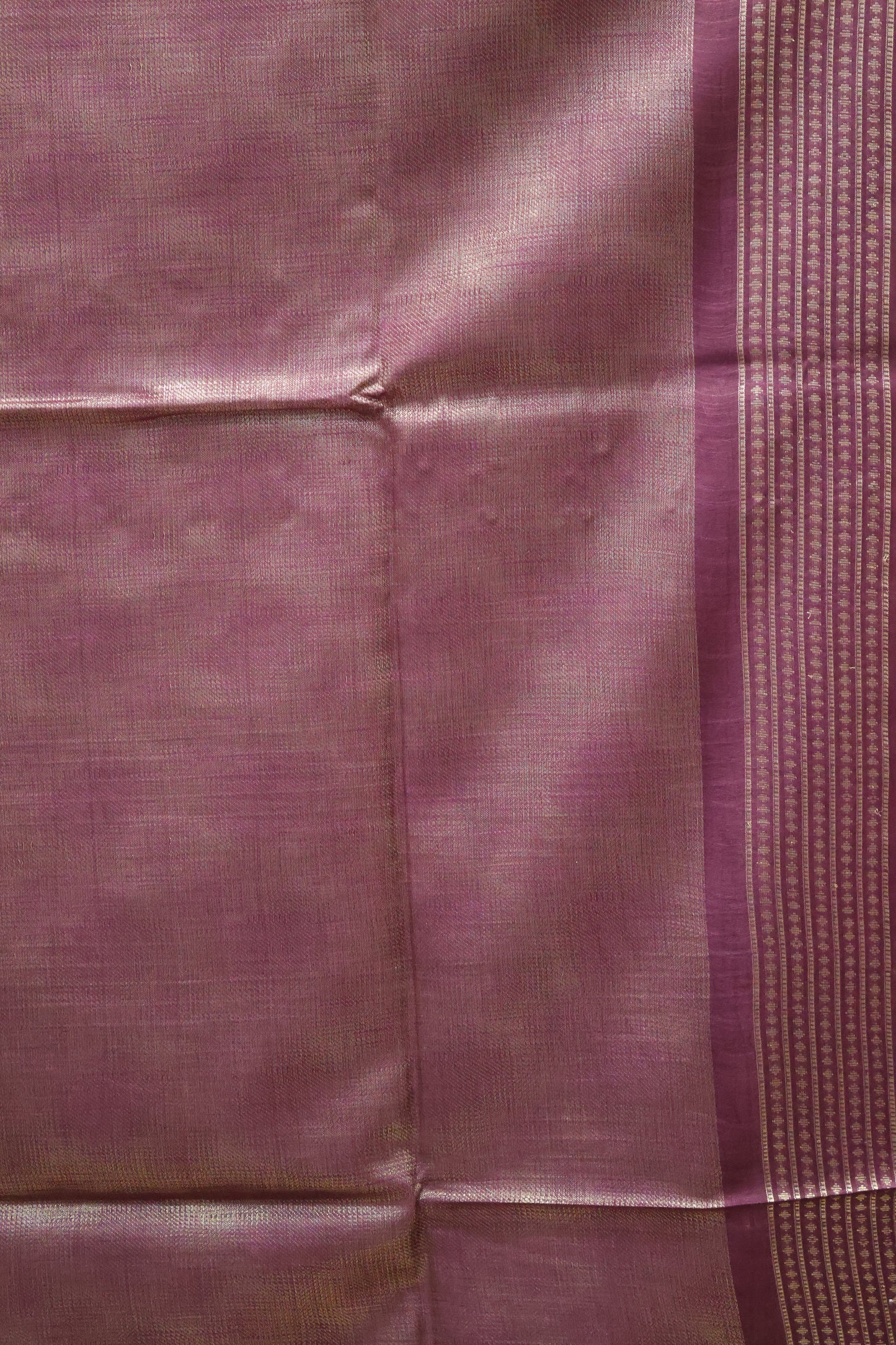 Bhagalpur Tissue Saree- Wine Full Zari