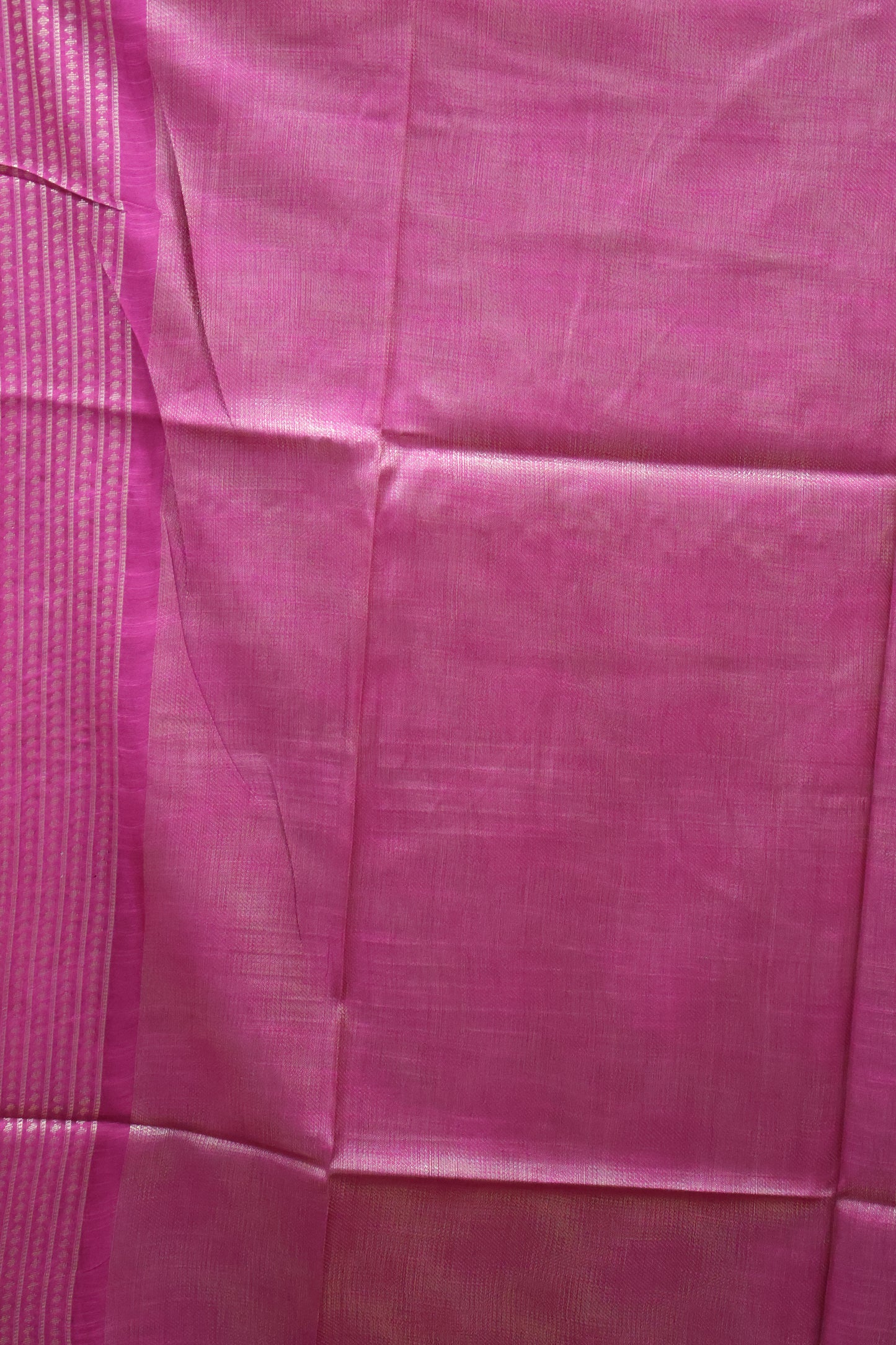 Bhagalpur Tissue Saree-Rani Pink Full Zari