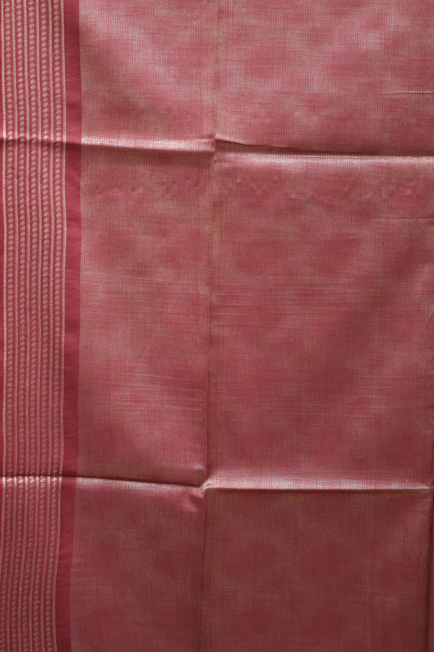 Bhagalpur Tissue Saree-Mauve Pink Full Zari