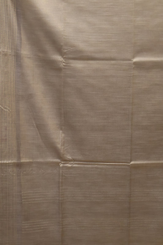 Bhagalpur Tissue Saree-Silver Pink Full Zari