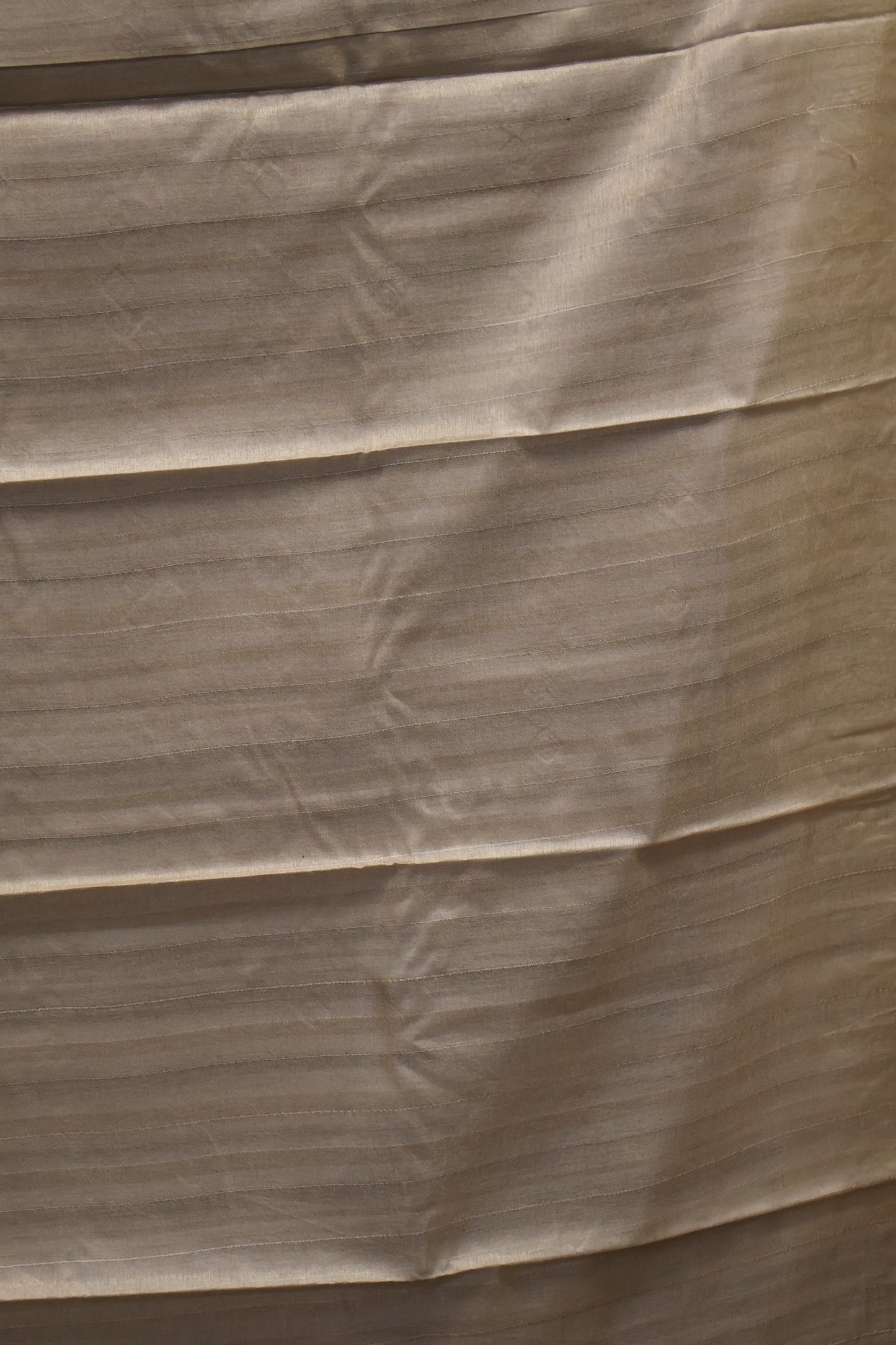 Mulberry Tussar Saree-Black Zari Elephant