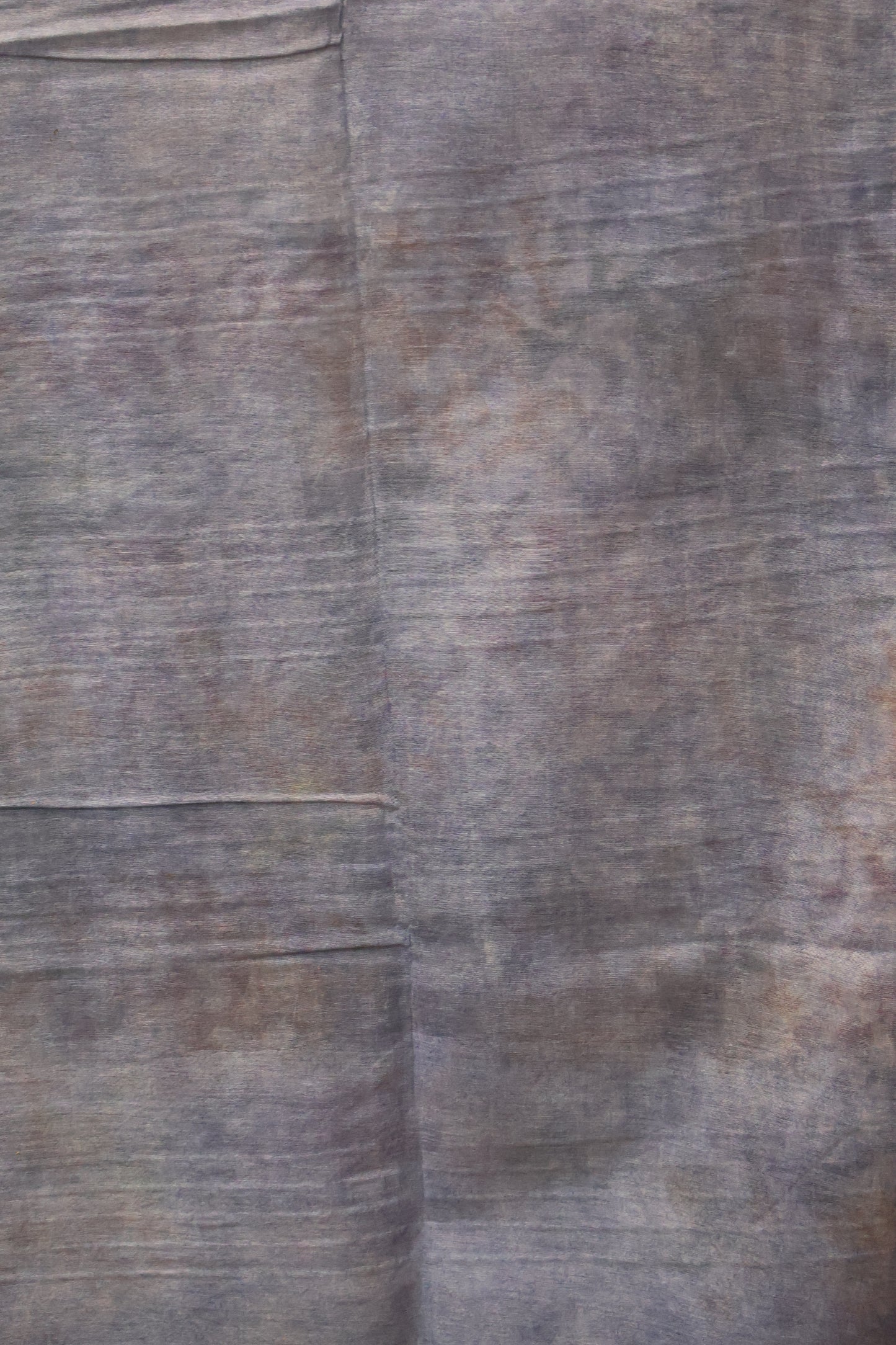 Art Bhagalpur Tussar Saree-Blue Silver