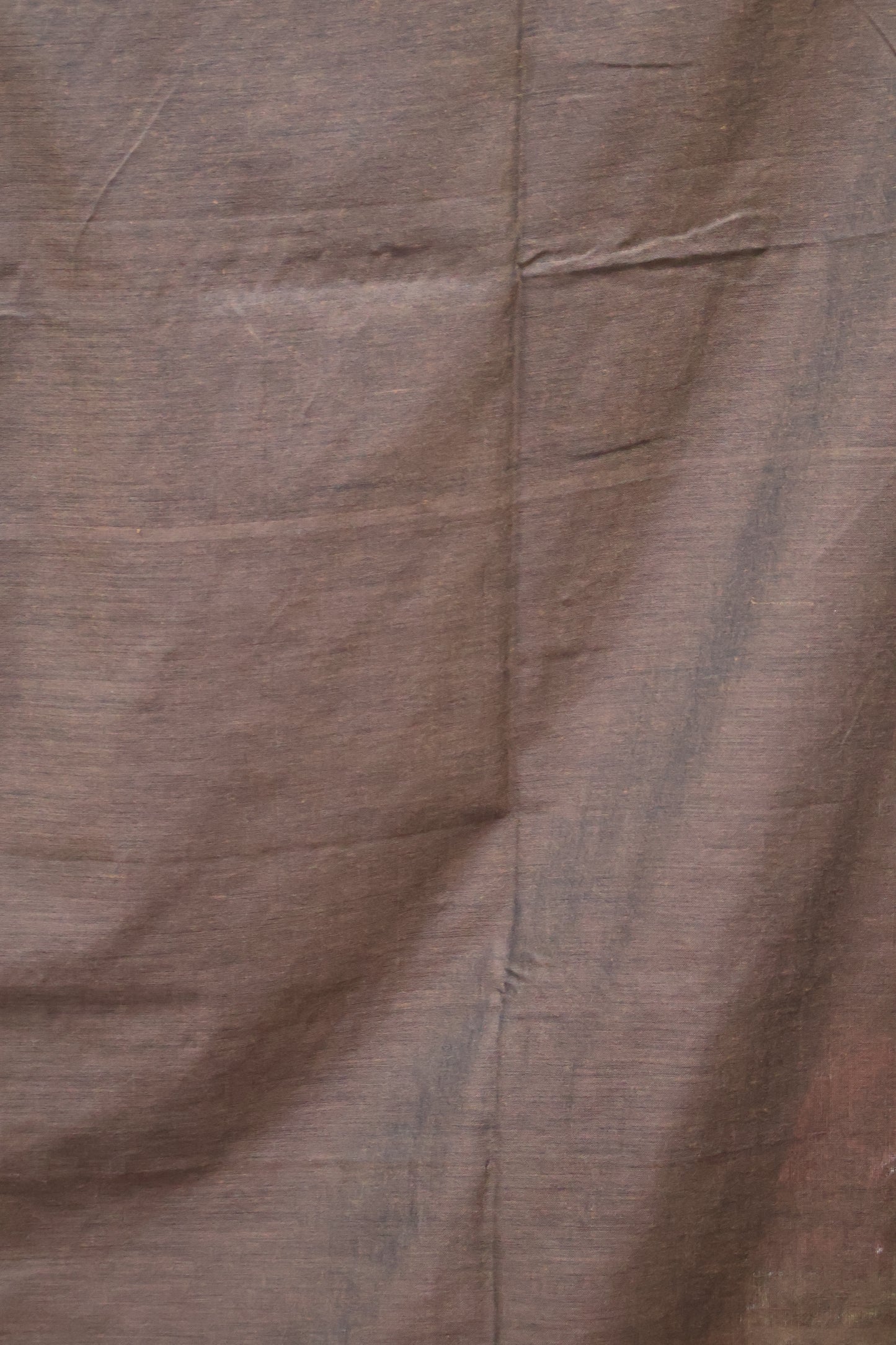 Khadi Cotton Saree -Brown Chumki
