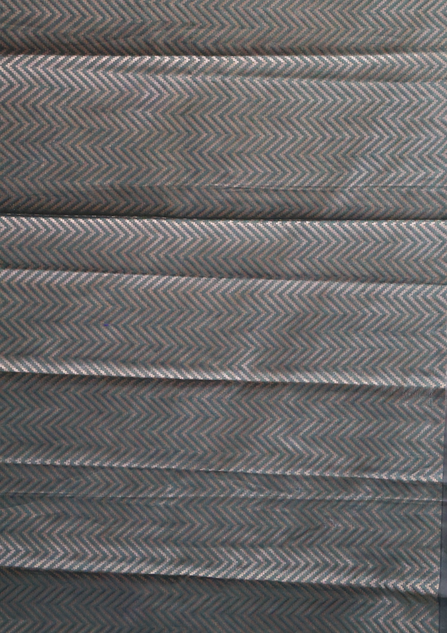 Tissue Silk Saree-Bottle Green Large Tower Border