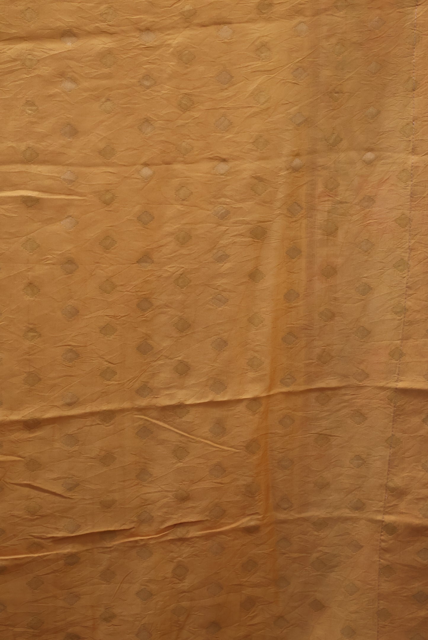 Pure Dola Silk Saree-Mustard Pichwai Print