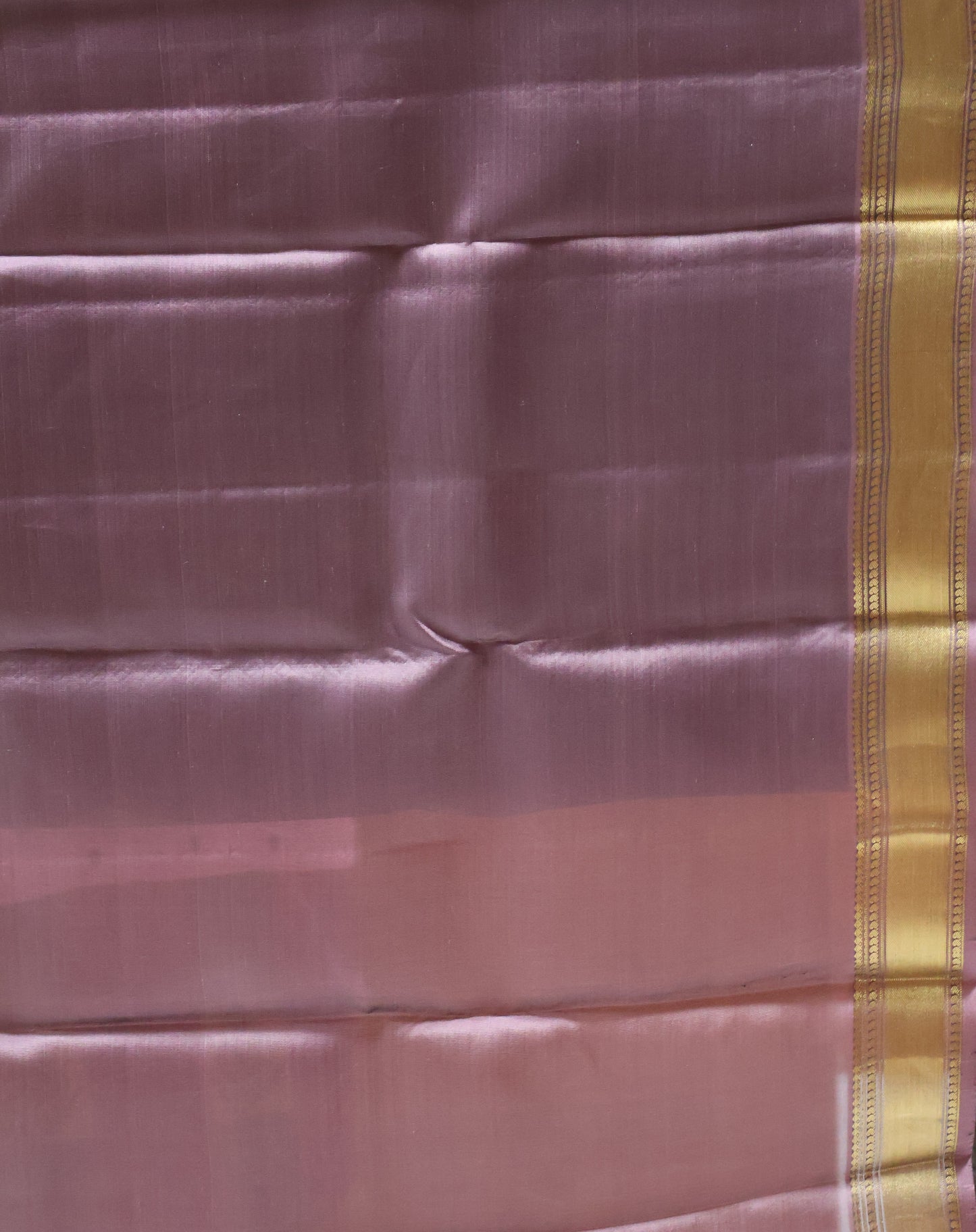 Pure Kanjivaram Silk Saree -Purple Thilagam Butta