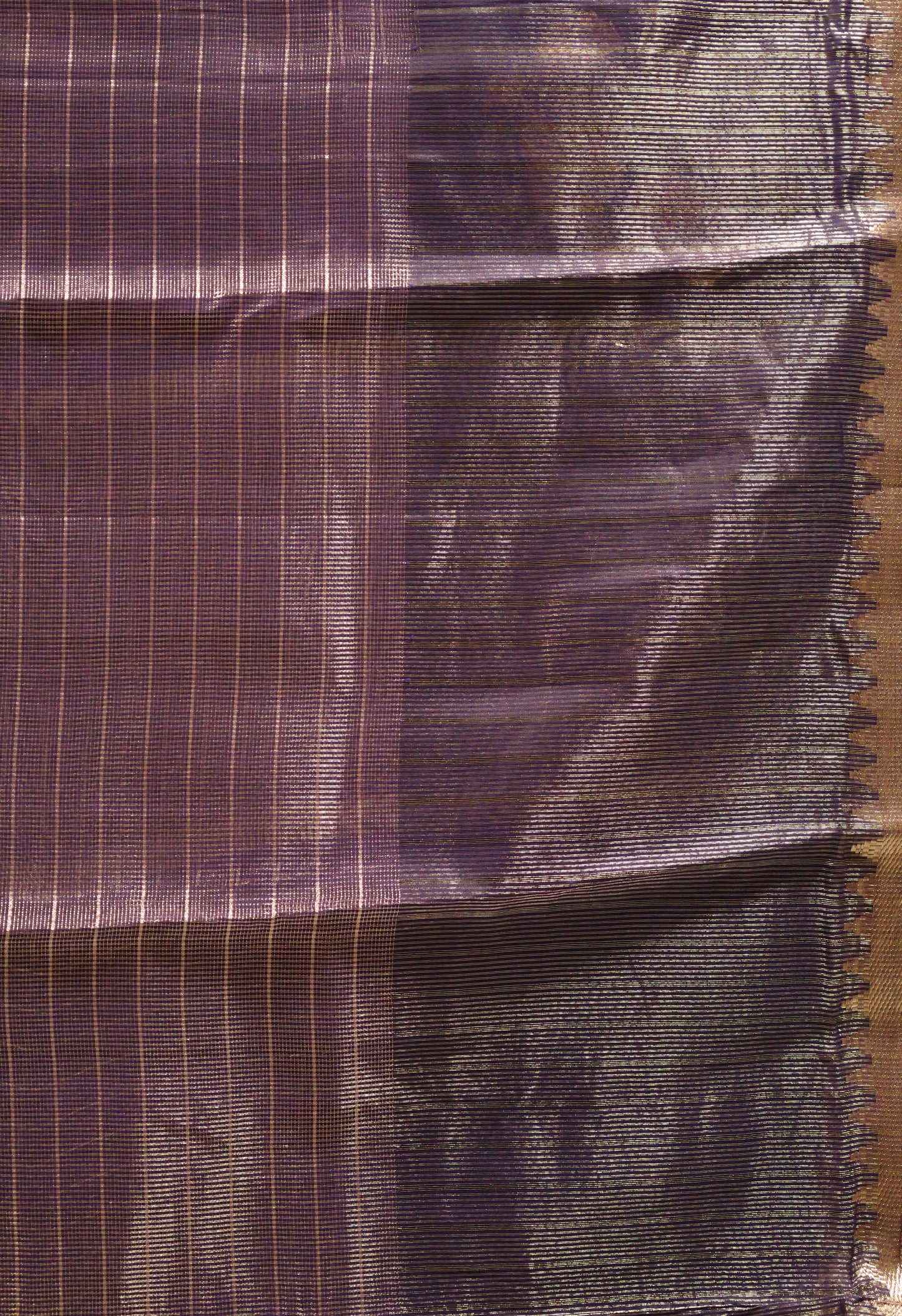 Mangal Giri Silk Saree-Voilet Floral Print