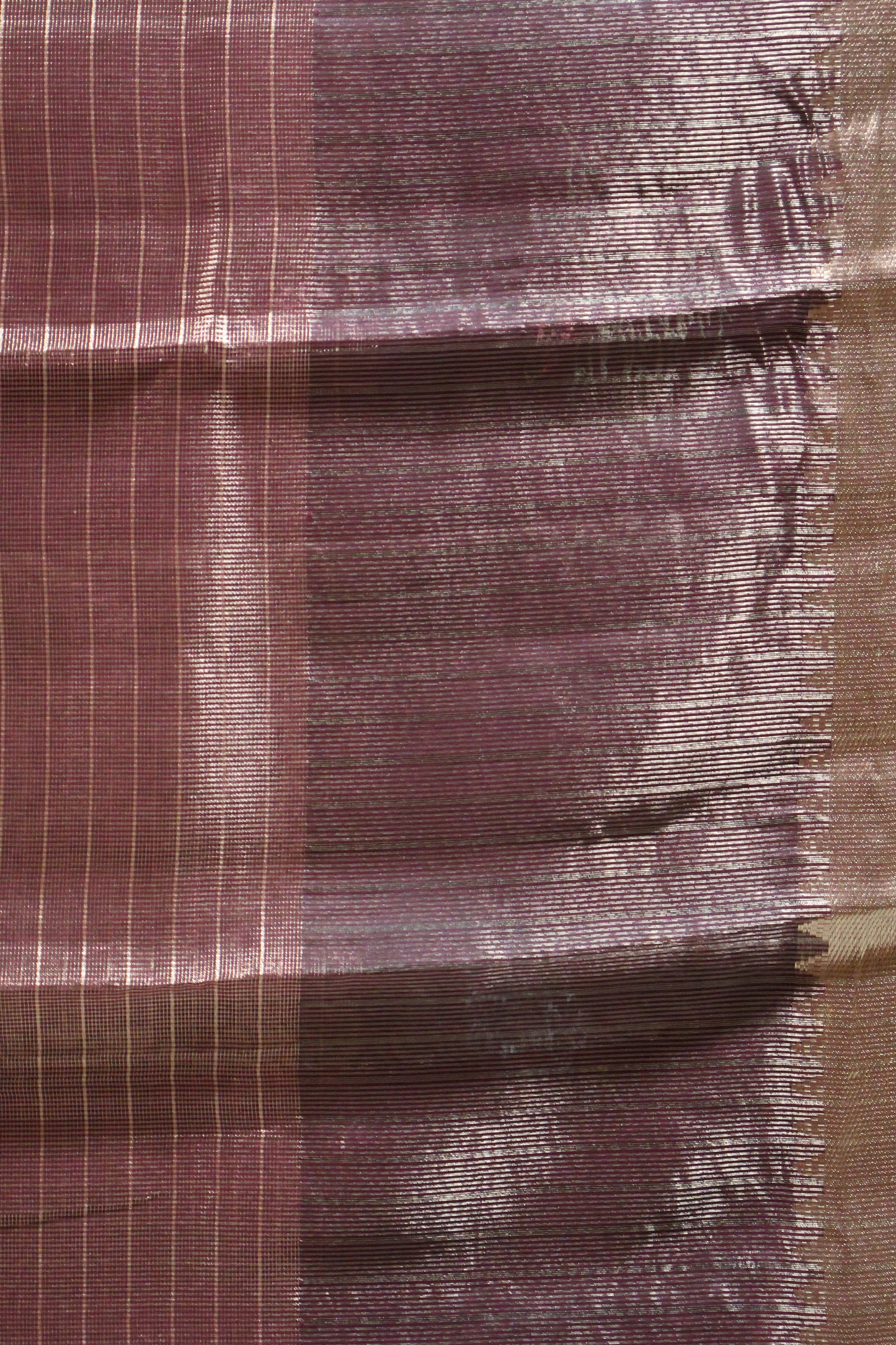 Mangal Giri Silk Saree-Wine Swan Print