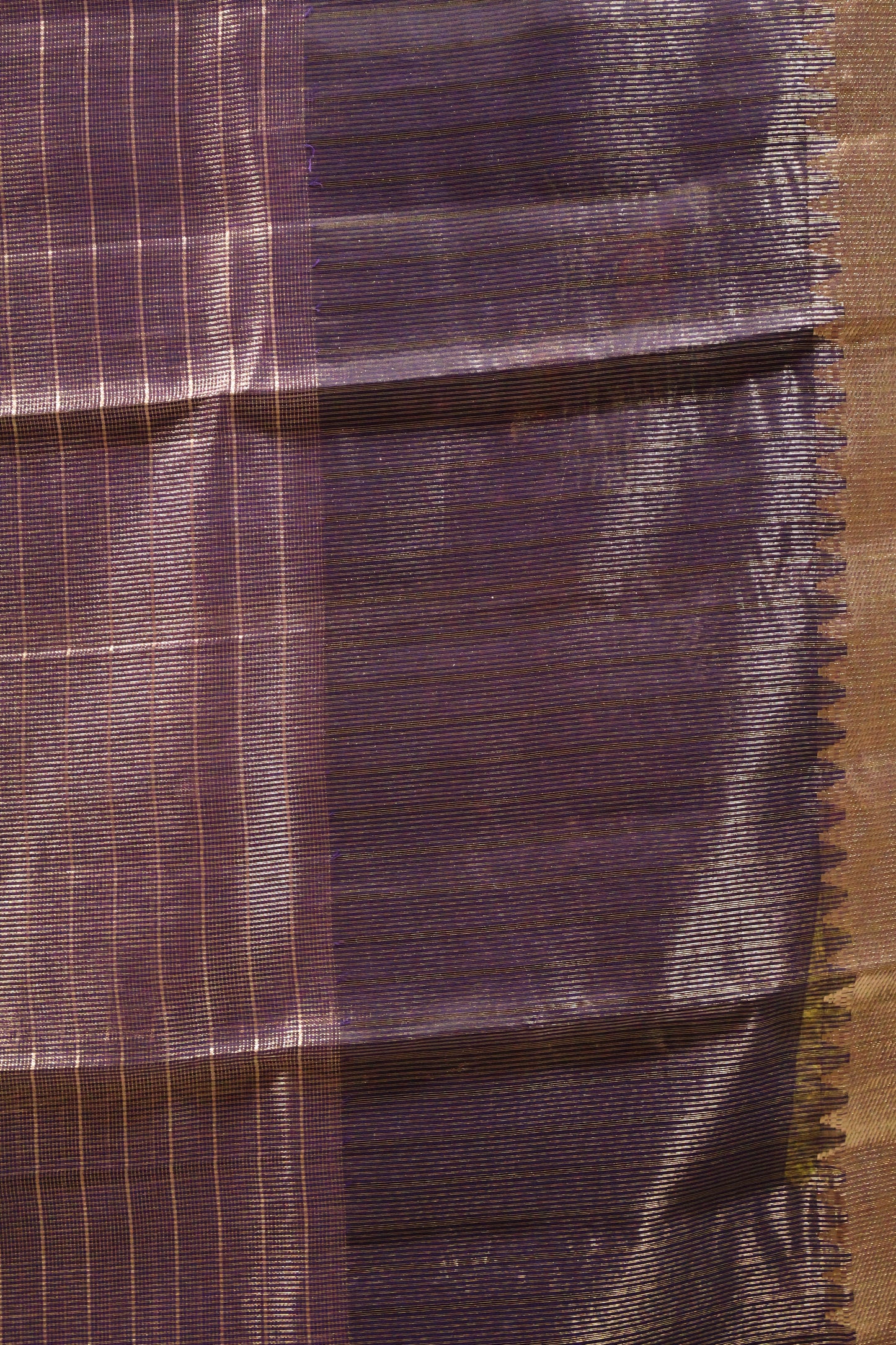 Mangal Giri Silk Saree-Voilet Swan Print