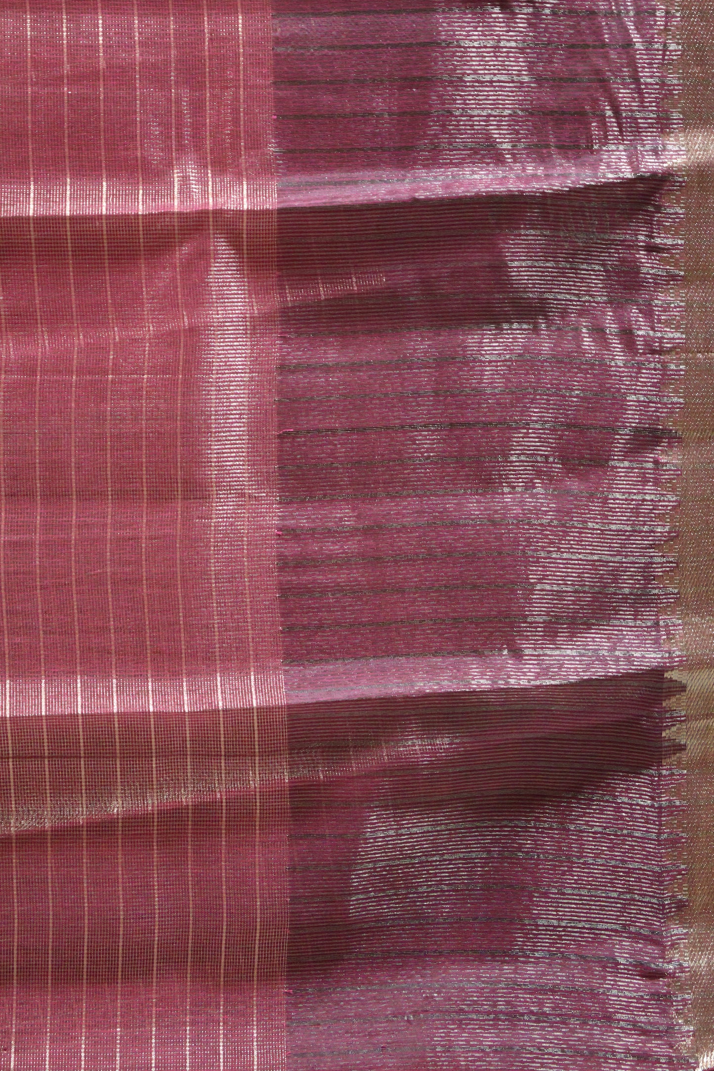 Mangal Giri Silk Saree-Magenta Swan Print