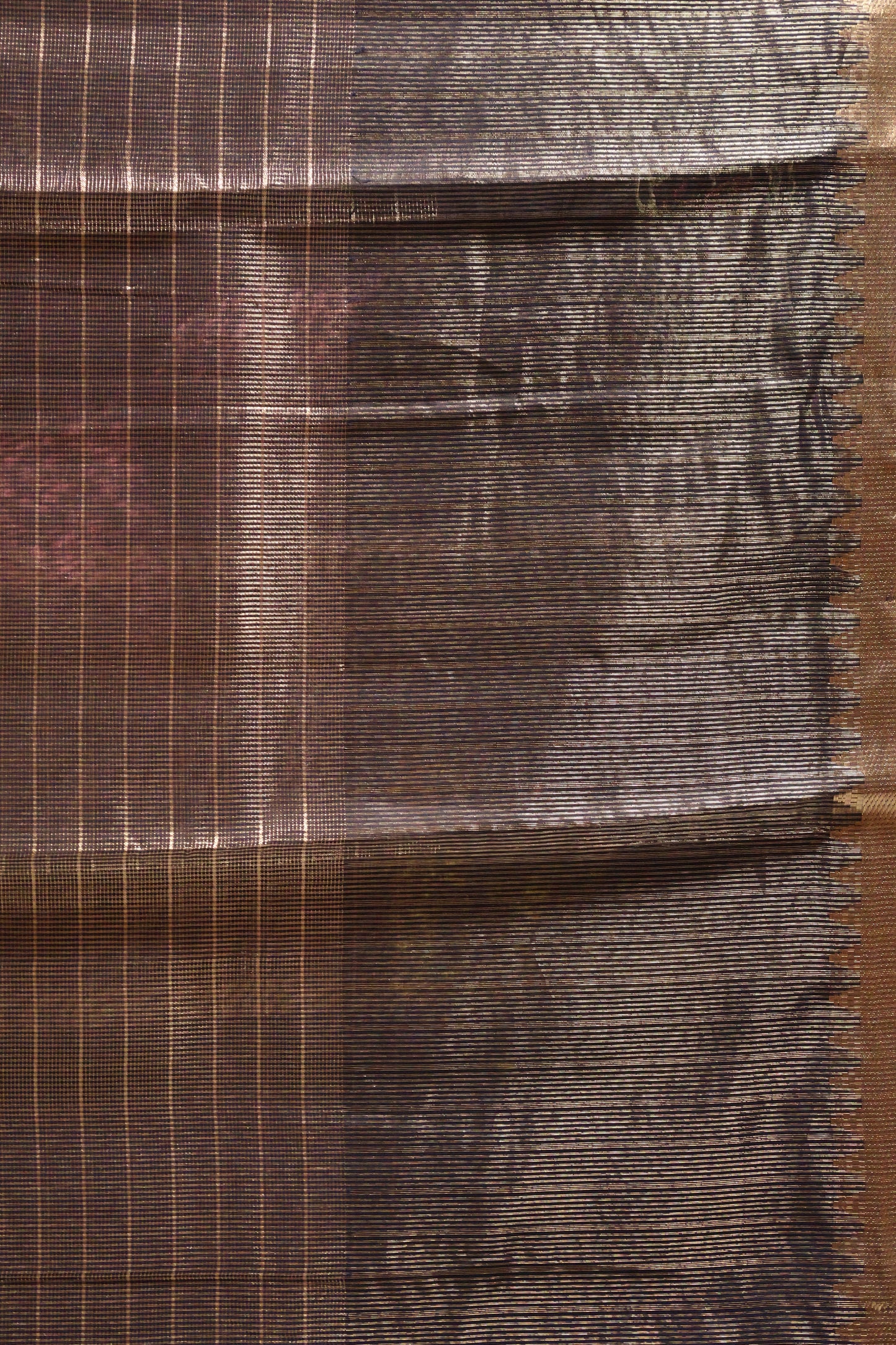 Mangal Giri Silk Saree-Navy Blue Swan Print