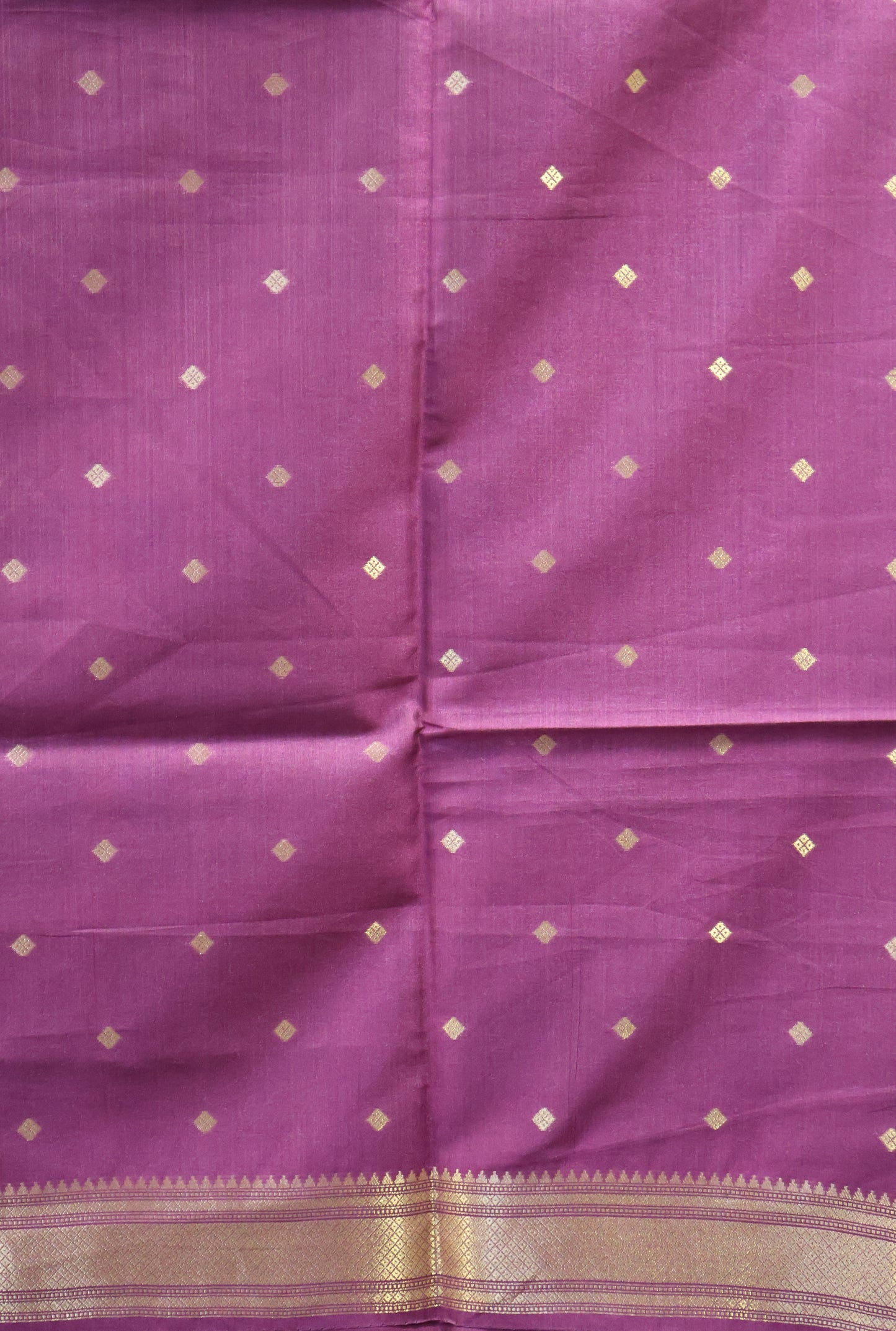Soft Tussar Saree-Wine Paithani Design