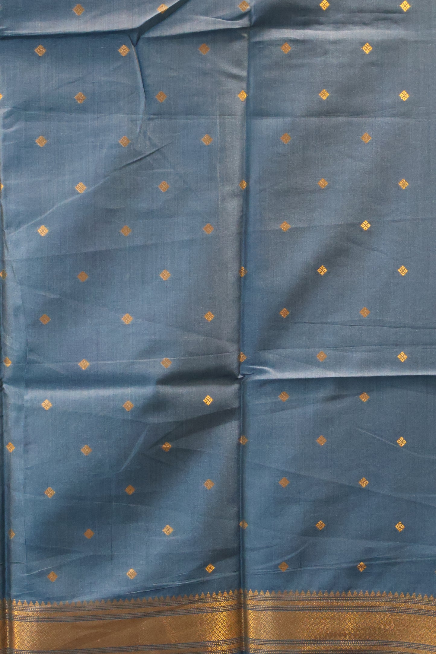 Soft Tussar Saree-Green Paithani Design