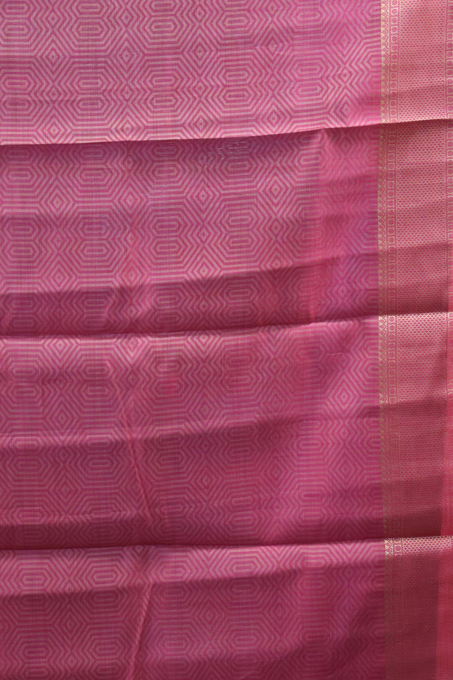 Semi Tussar Saree-Peacock Blue Muted Body Print