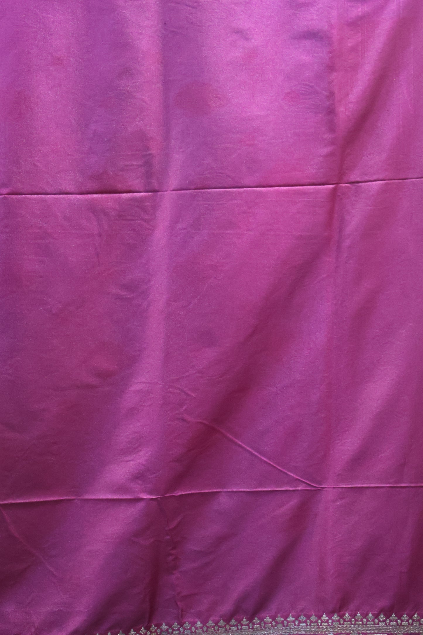 Soft Tussar Saree-Teal Blue Creeper Flower Design