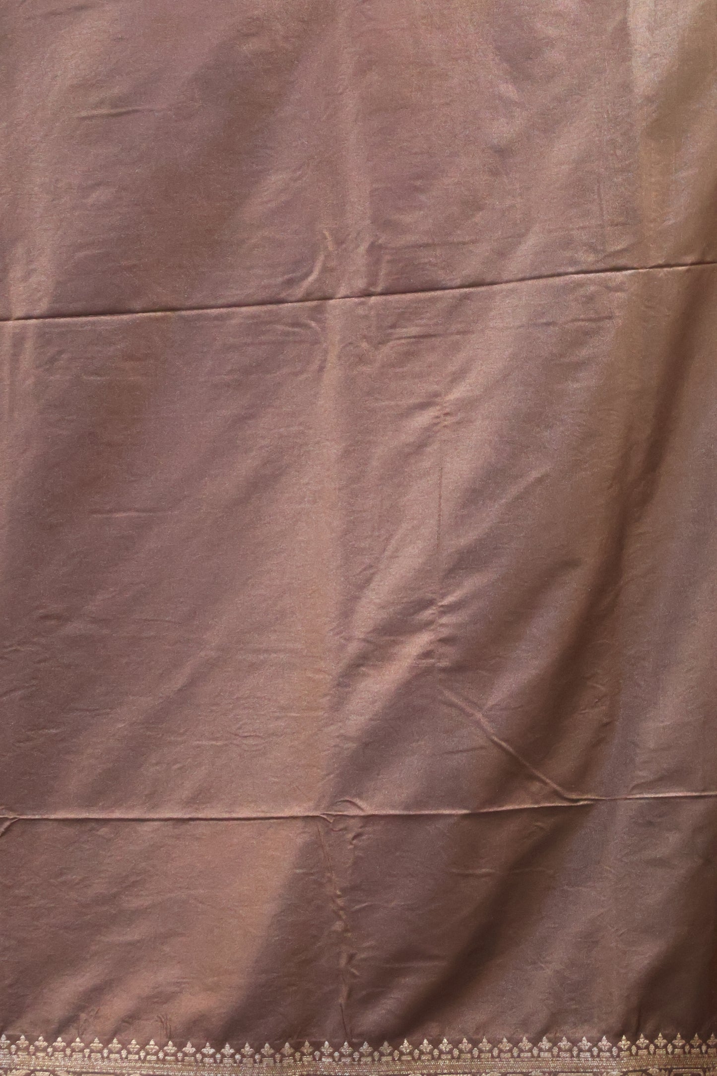 Soft Tussar Saree-Blue Creeper Flower Design