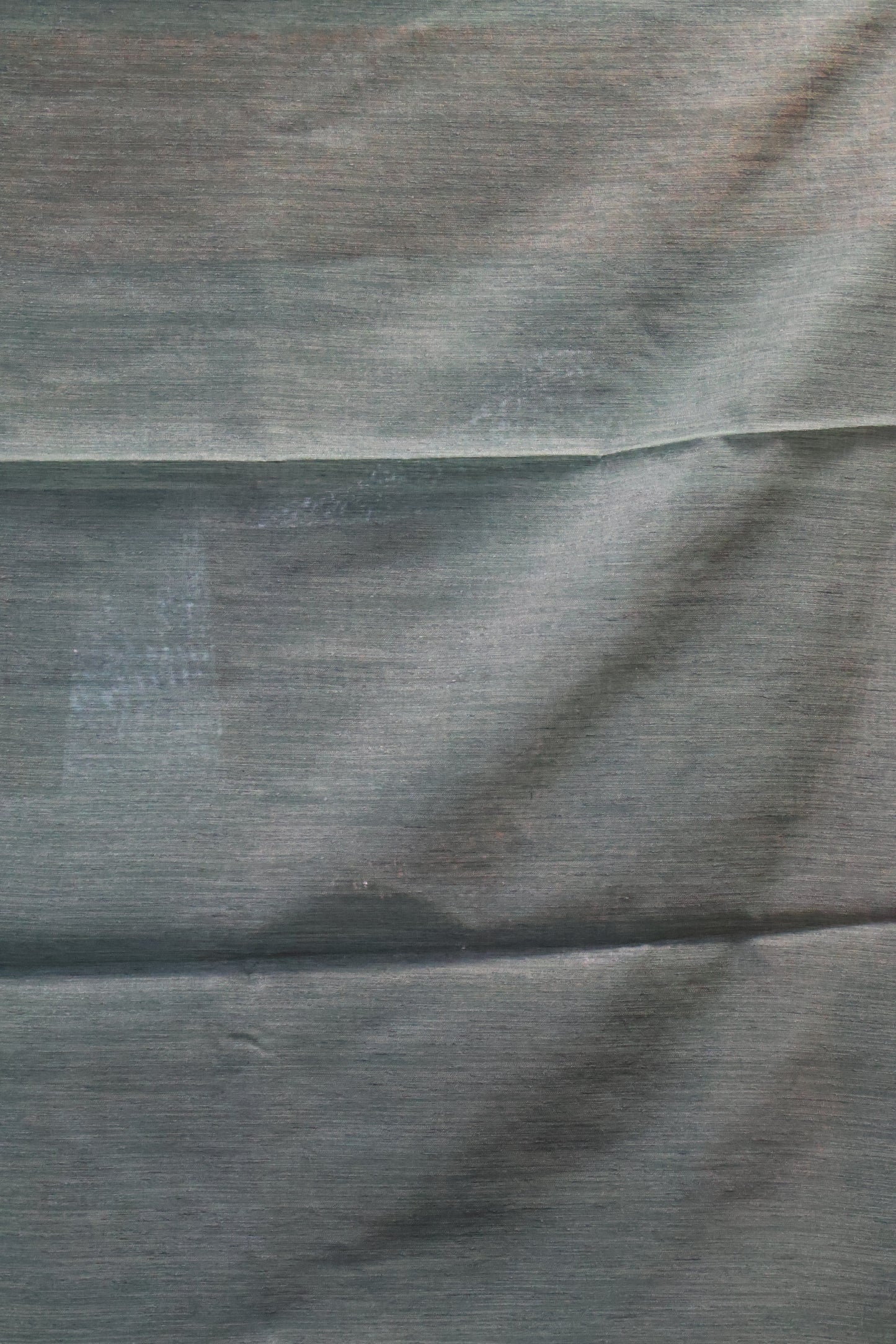 Semi Tussar Saree -Dark Green Dimond in Square Design