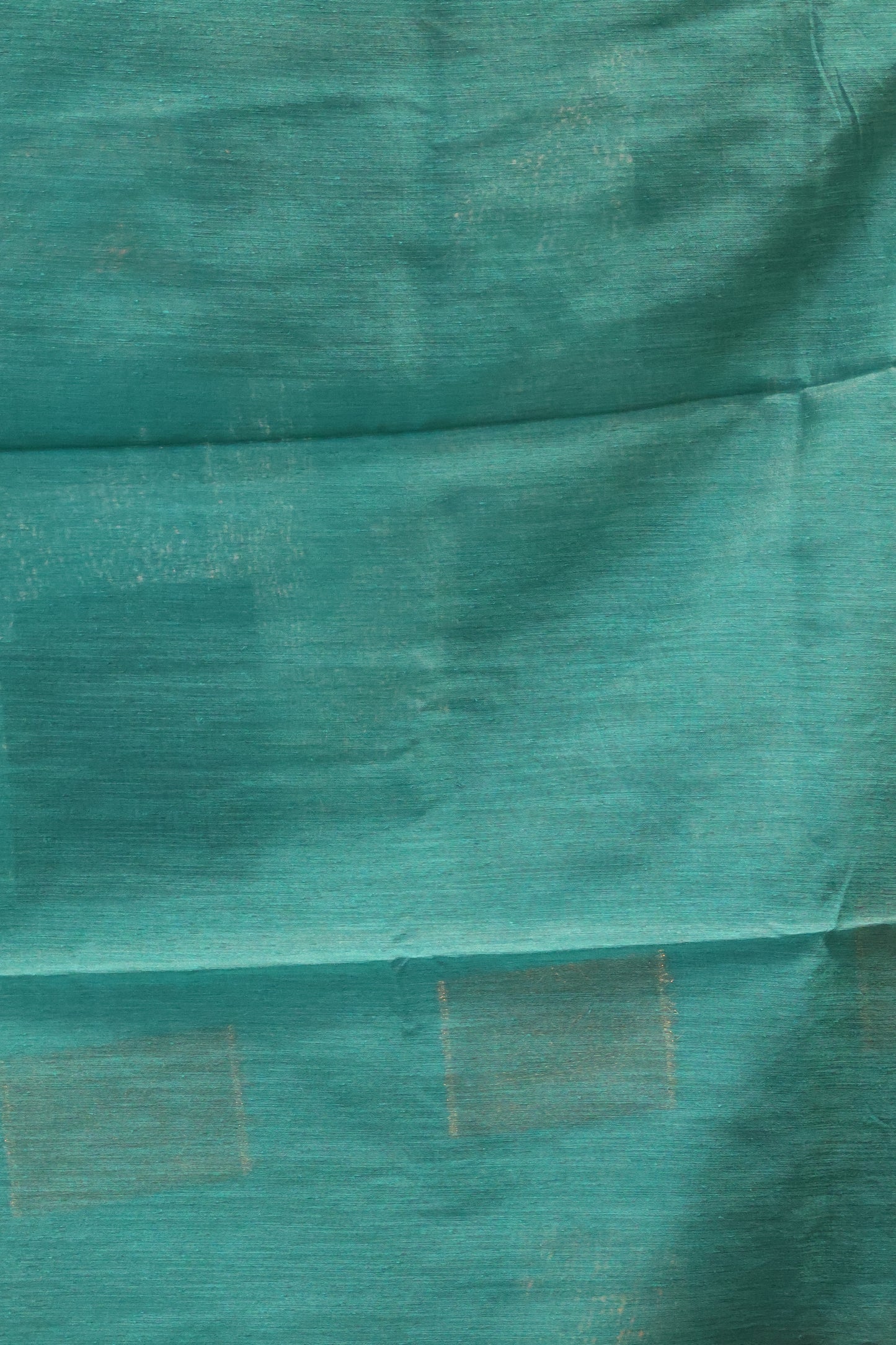 Semi Tussar Saree -Peacock Blue Dimond in Square Design