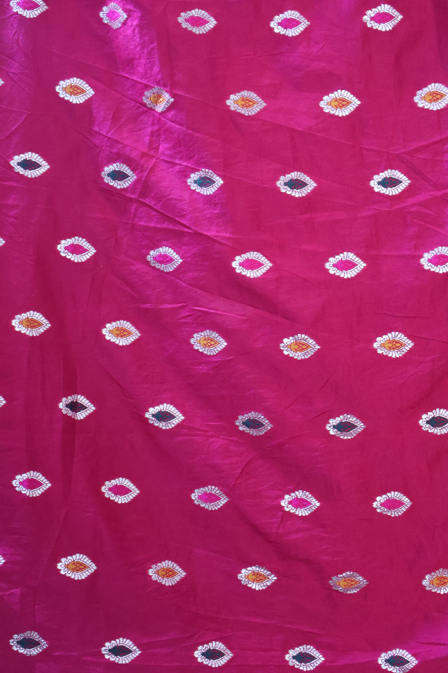 Mango Silk- Blue Elephant Buta