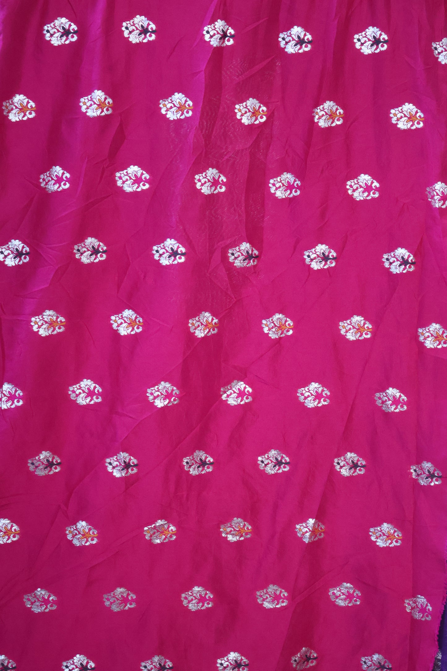 Mango Silk- Purple Elephant Butta