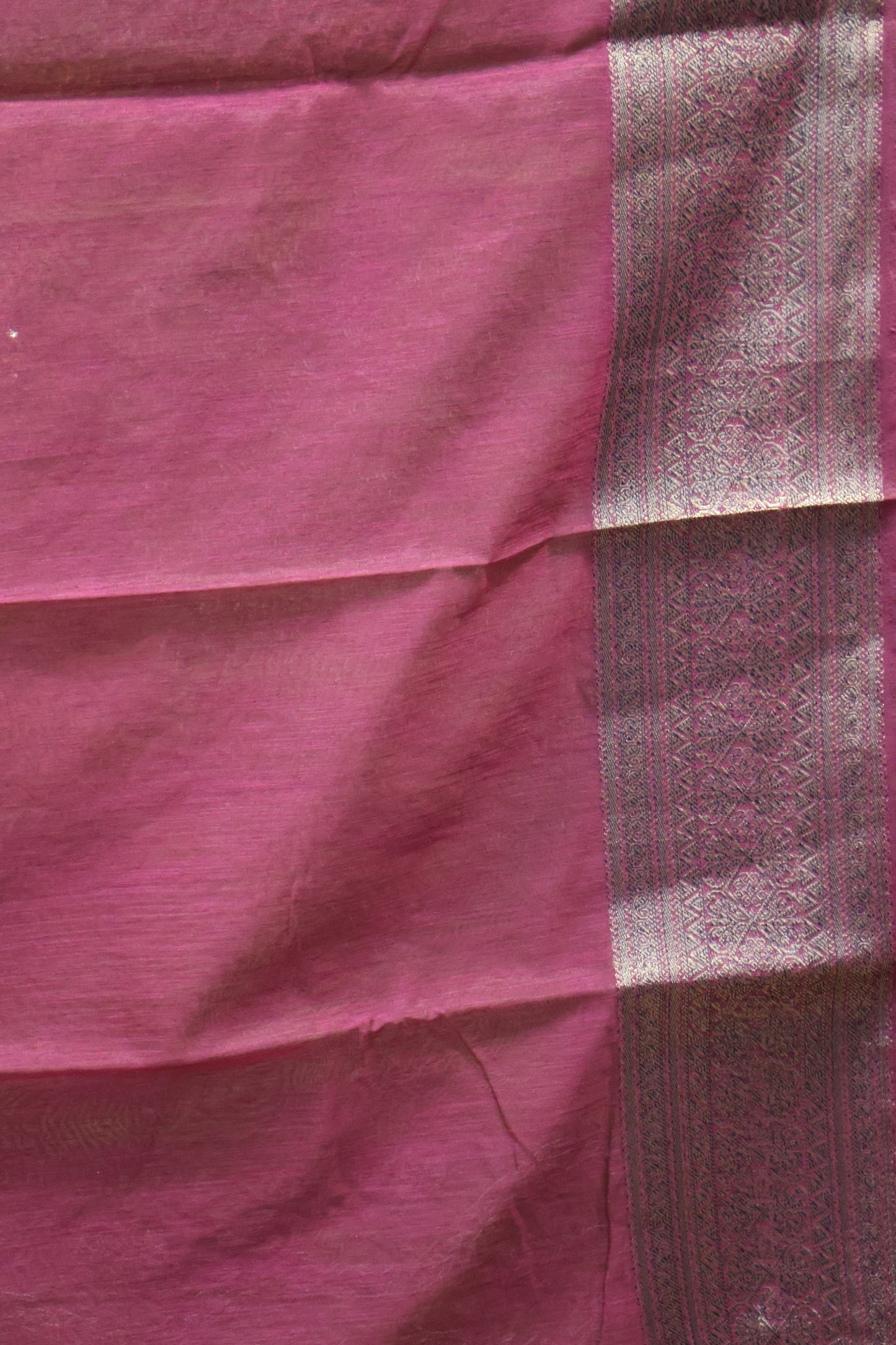 Bamboo Silk Saree-Sage Green Sequence Work