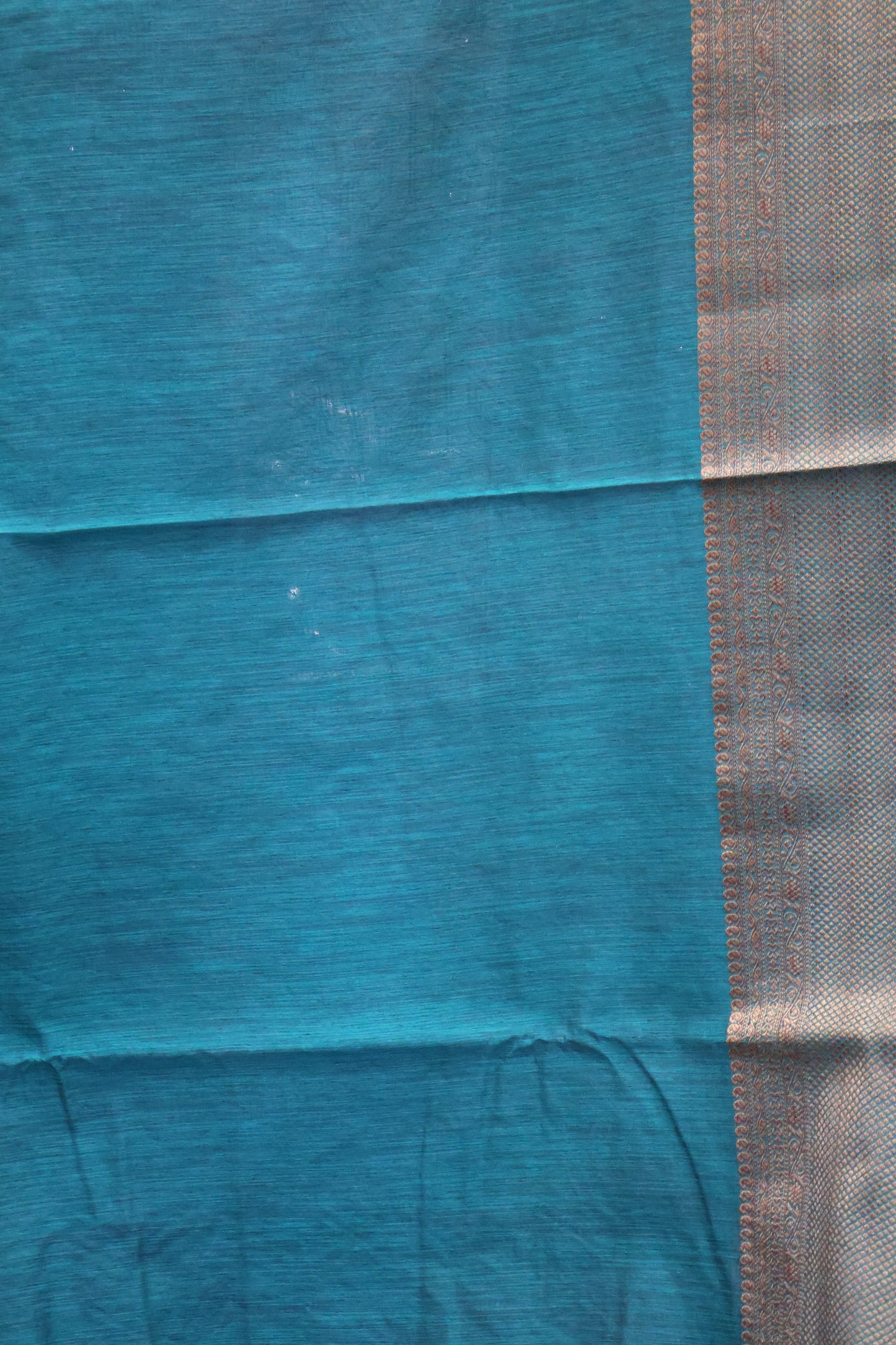 Bamboo Silk Saree-Purple Geometric