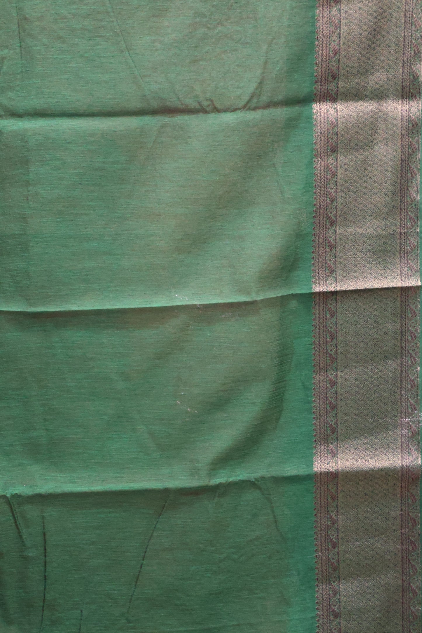 Bamboo Silk Saree-Dark Red Sunflower Design