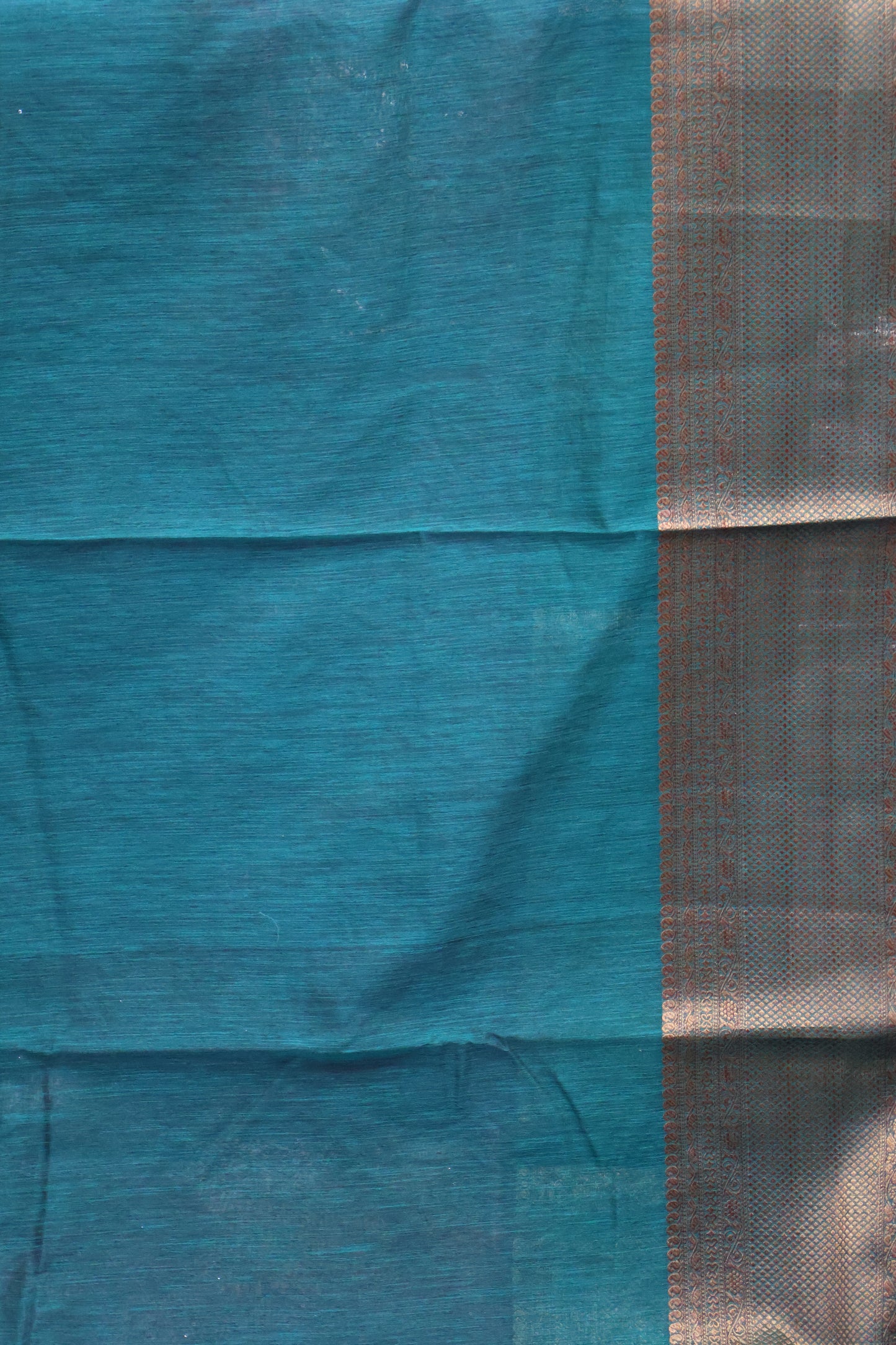 Bamboo Silk Saree-Wine Geometric