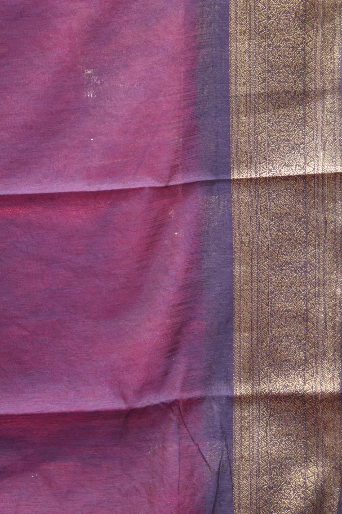 Bamboo Silk Saree-Rani Pink Sequence Work