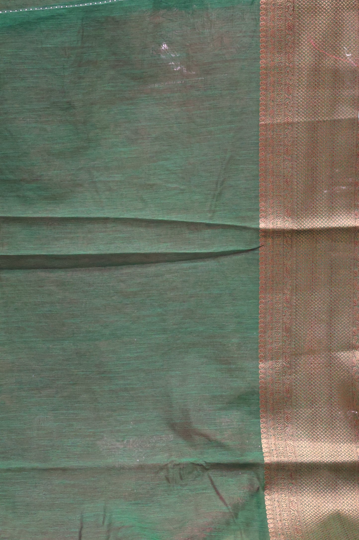 Bamboo Silk Saree-Rani Pink Geometric