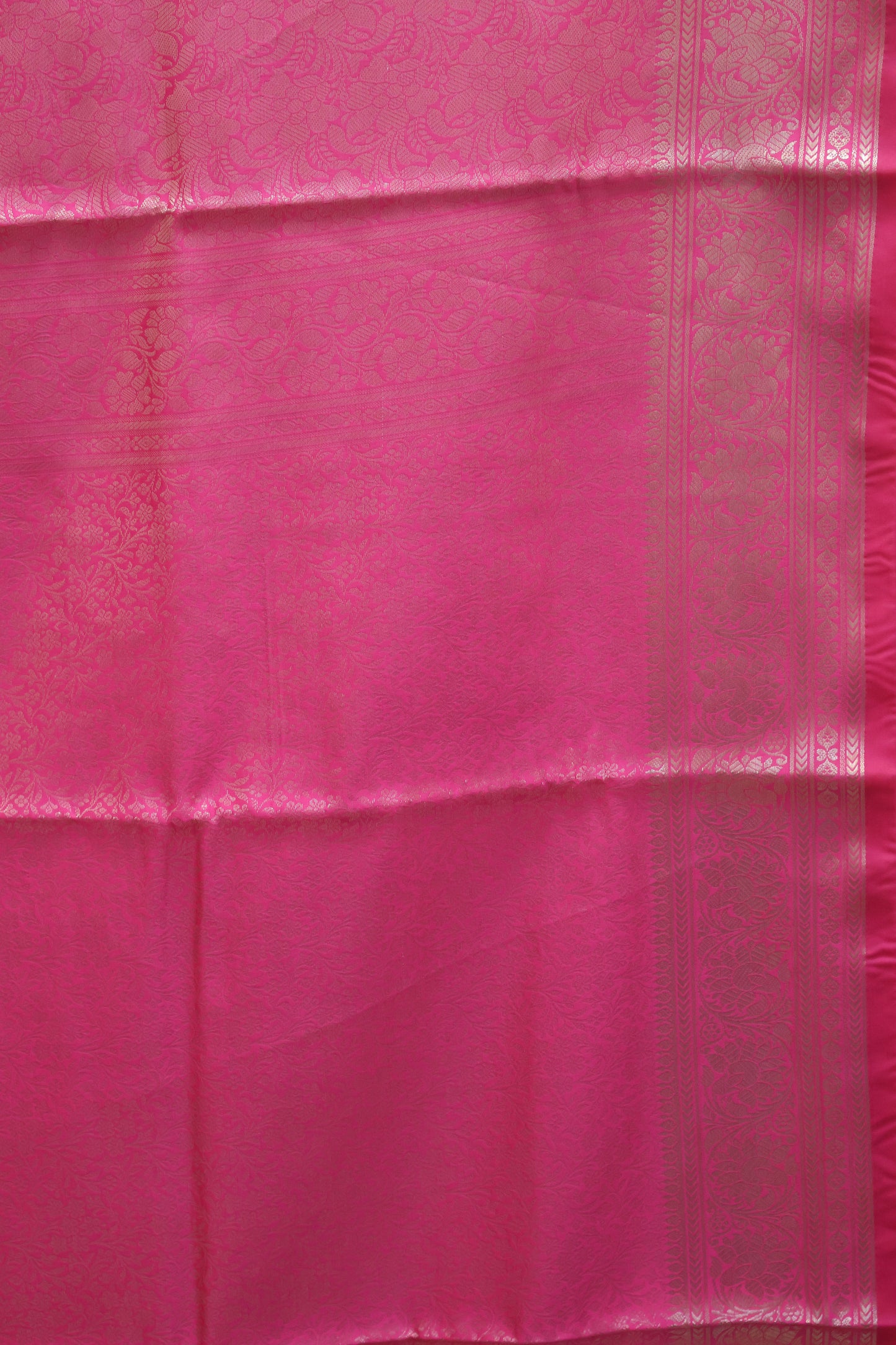 Banarasi Crepe Saree-Brocade Pink