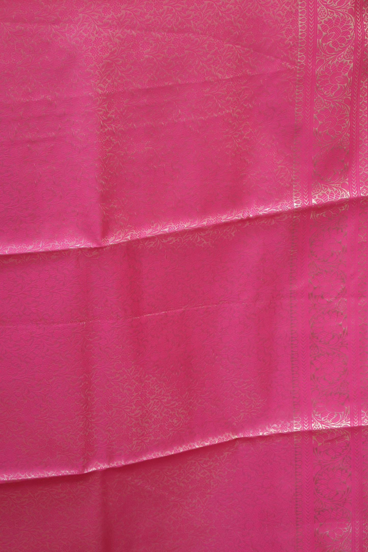Banarasi Crepe Saree-Brocade Pink
