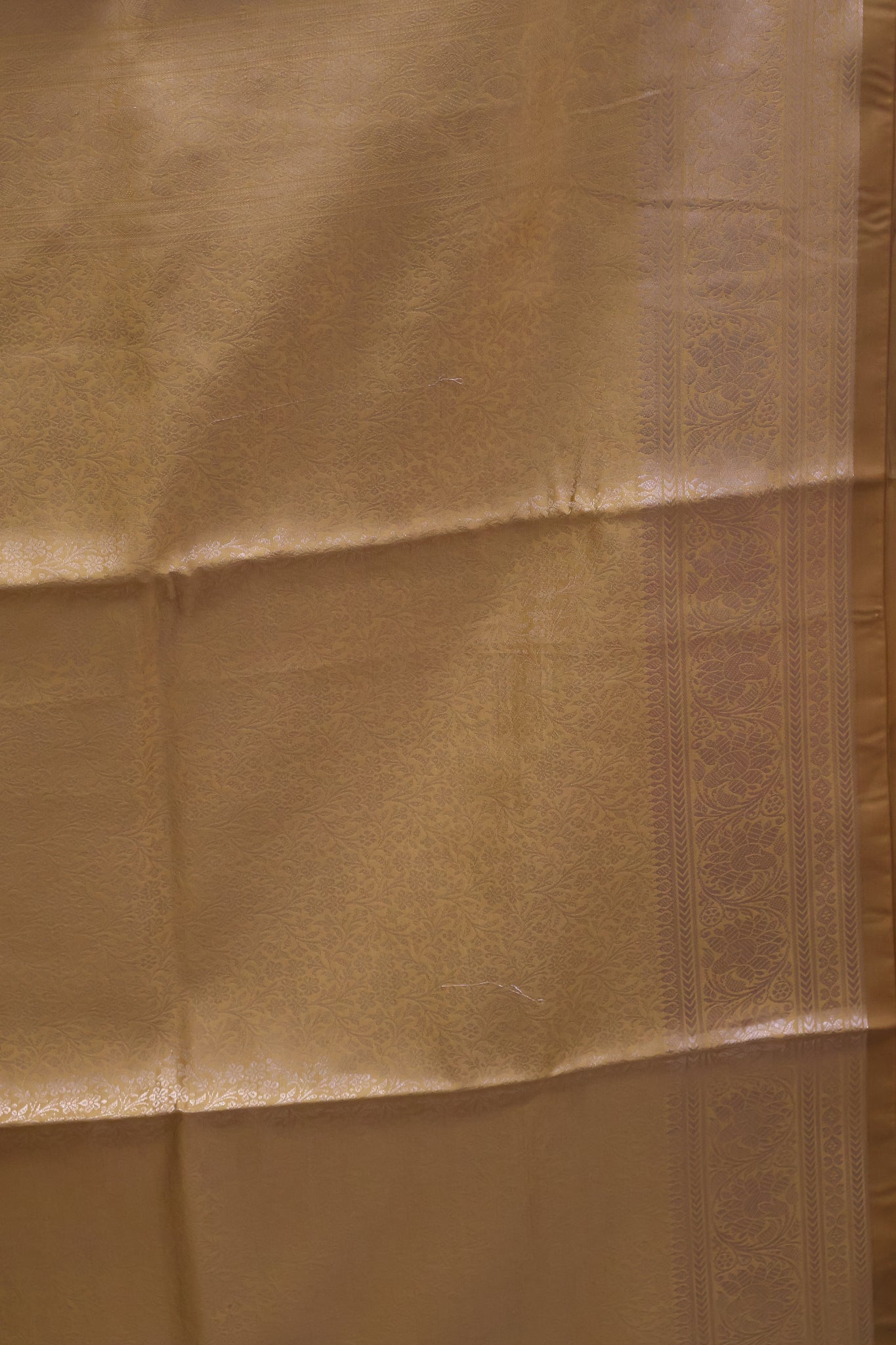 Banarasi Crepe Saree-Brocade Mustard