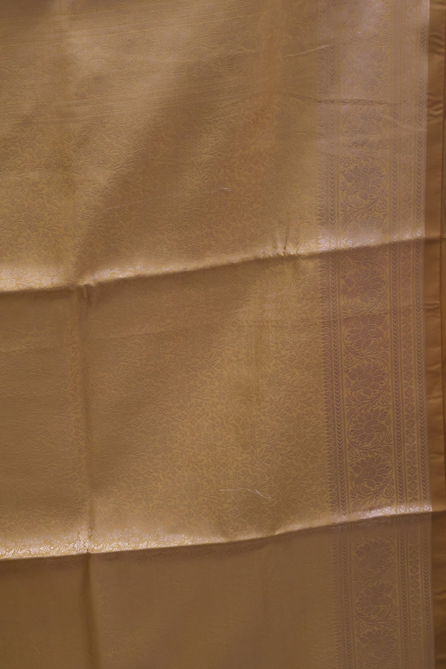Banarasi Crepe Saree-Brocade Mustard