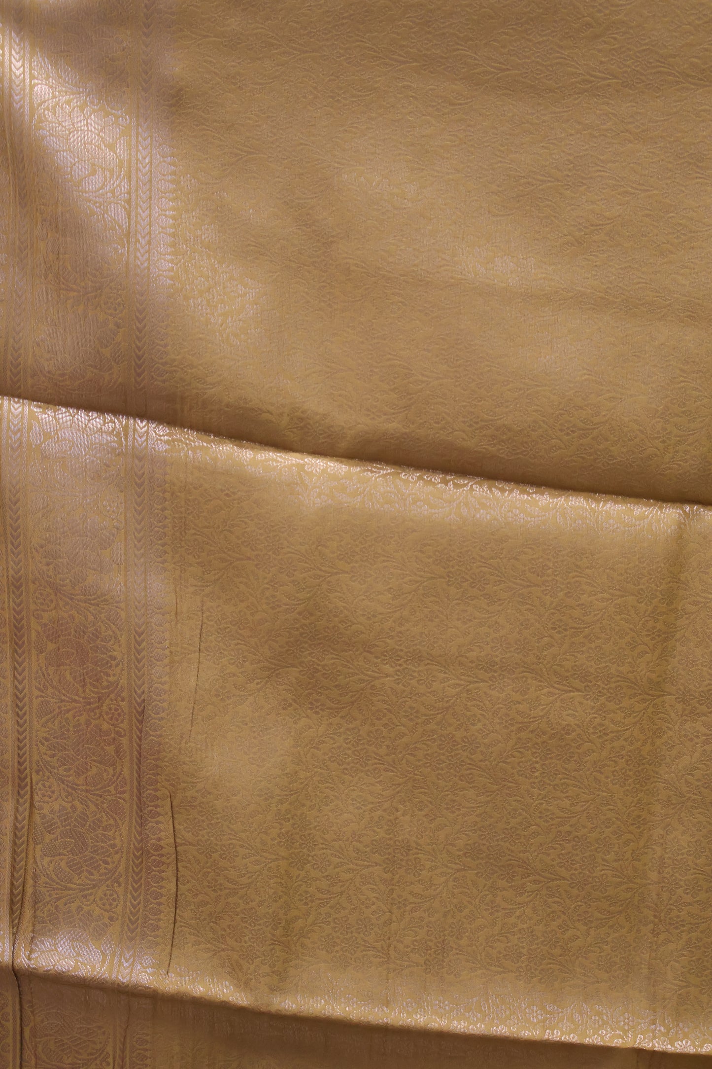 Banarasi Crepe Saree-Brocade Mustard