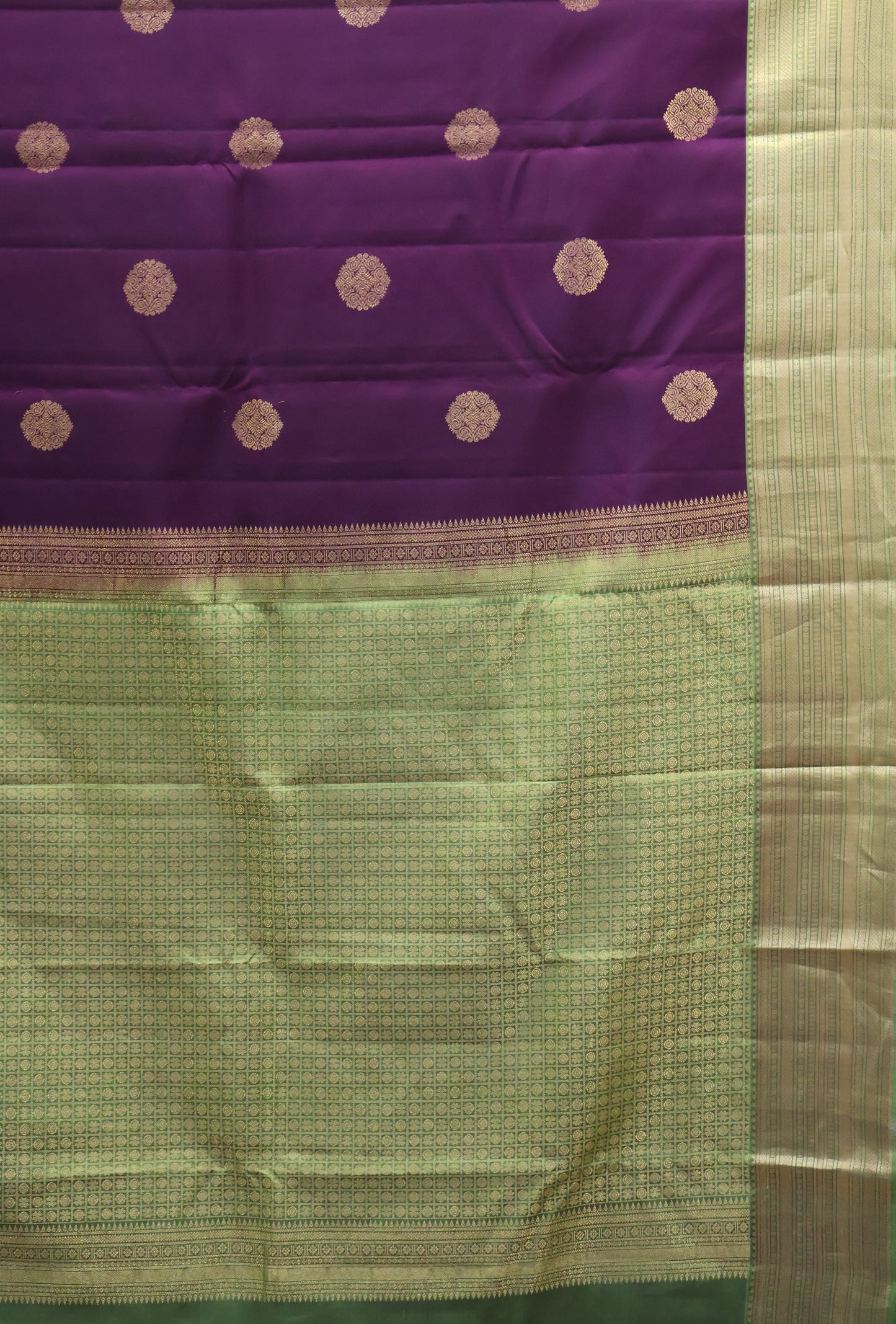 Akshayam - Pure Kanjivaram Saree -Wine Green