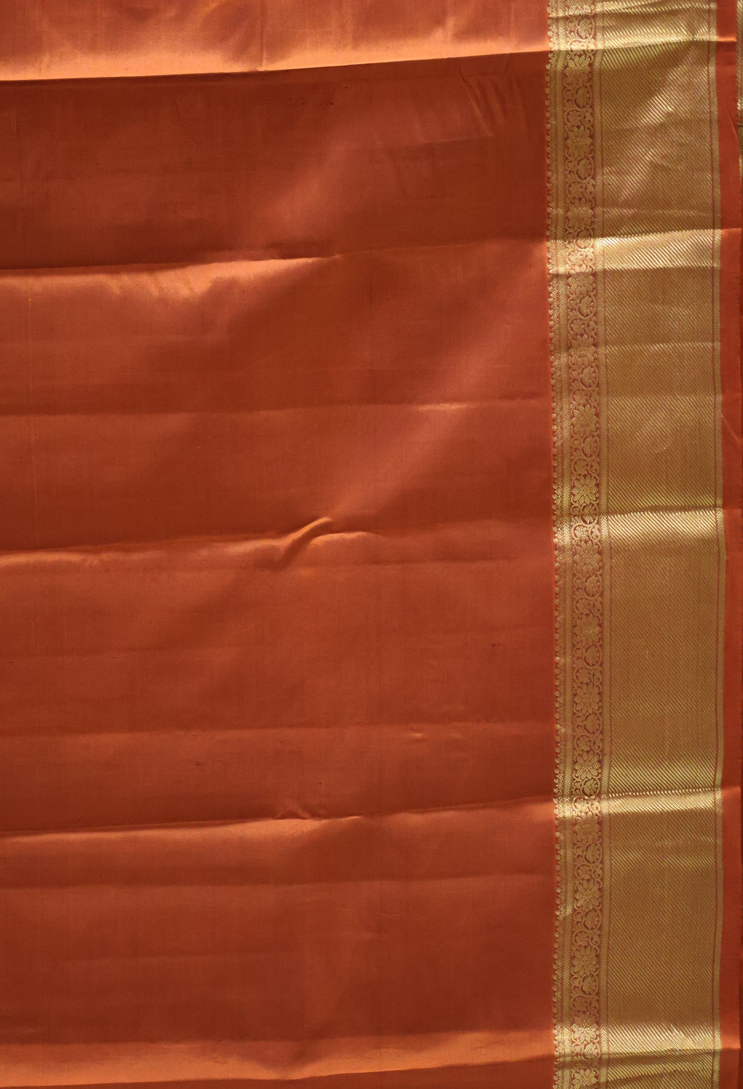 Pure Kanjivaram Silk Saree -Wine Floral Butta