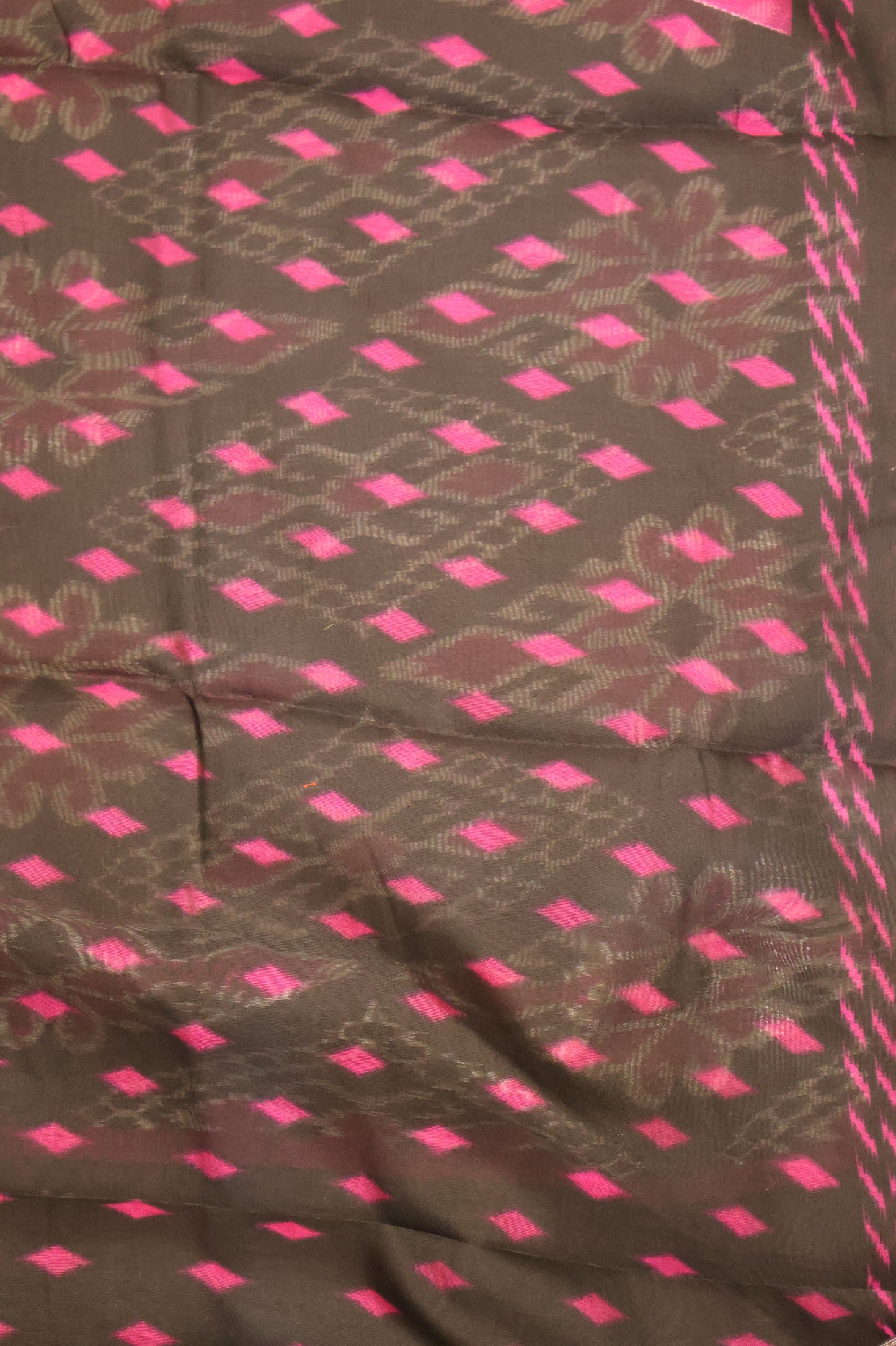 Malai Cotton Saree-Pink Pichwai Print