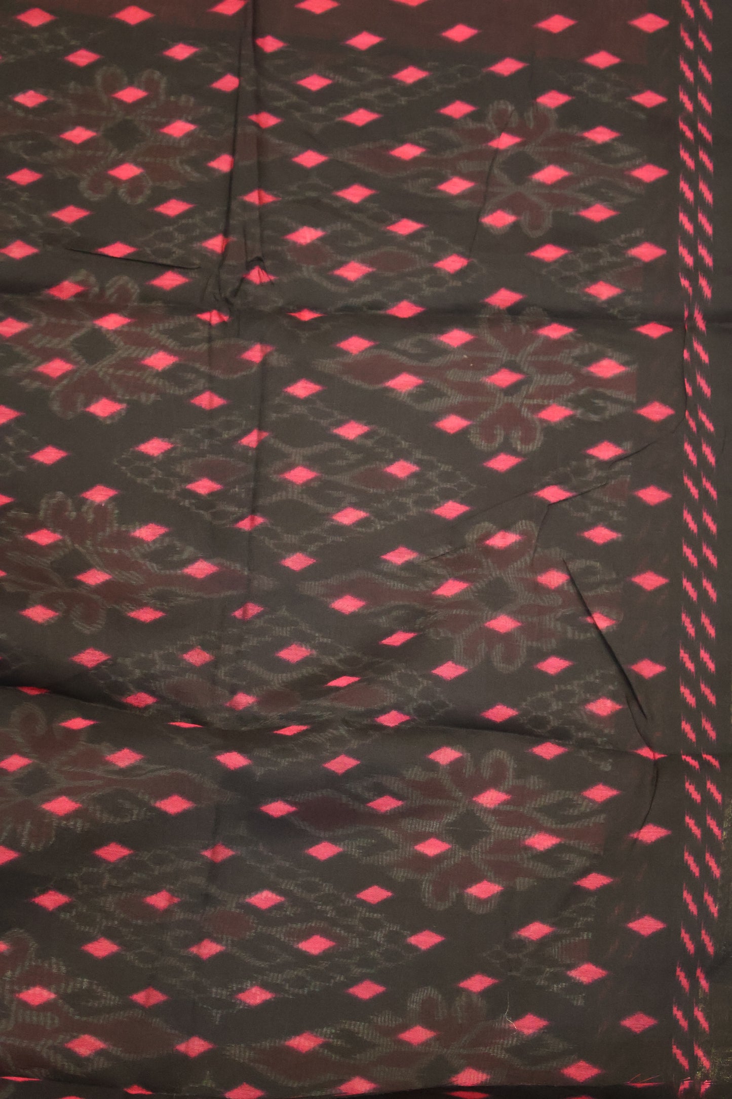 Malai Cotton Saree-Maroon Pichwai Print