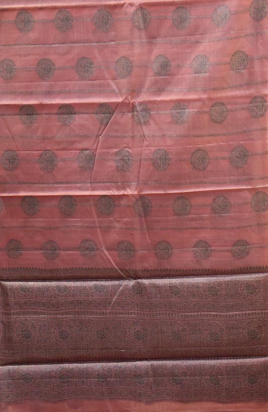 Pure Tussar Saree - Dusky Rose