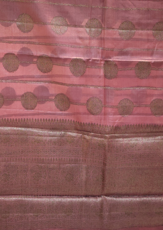 Pure Tussar Saree - Purple