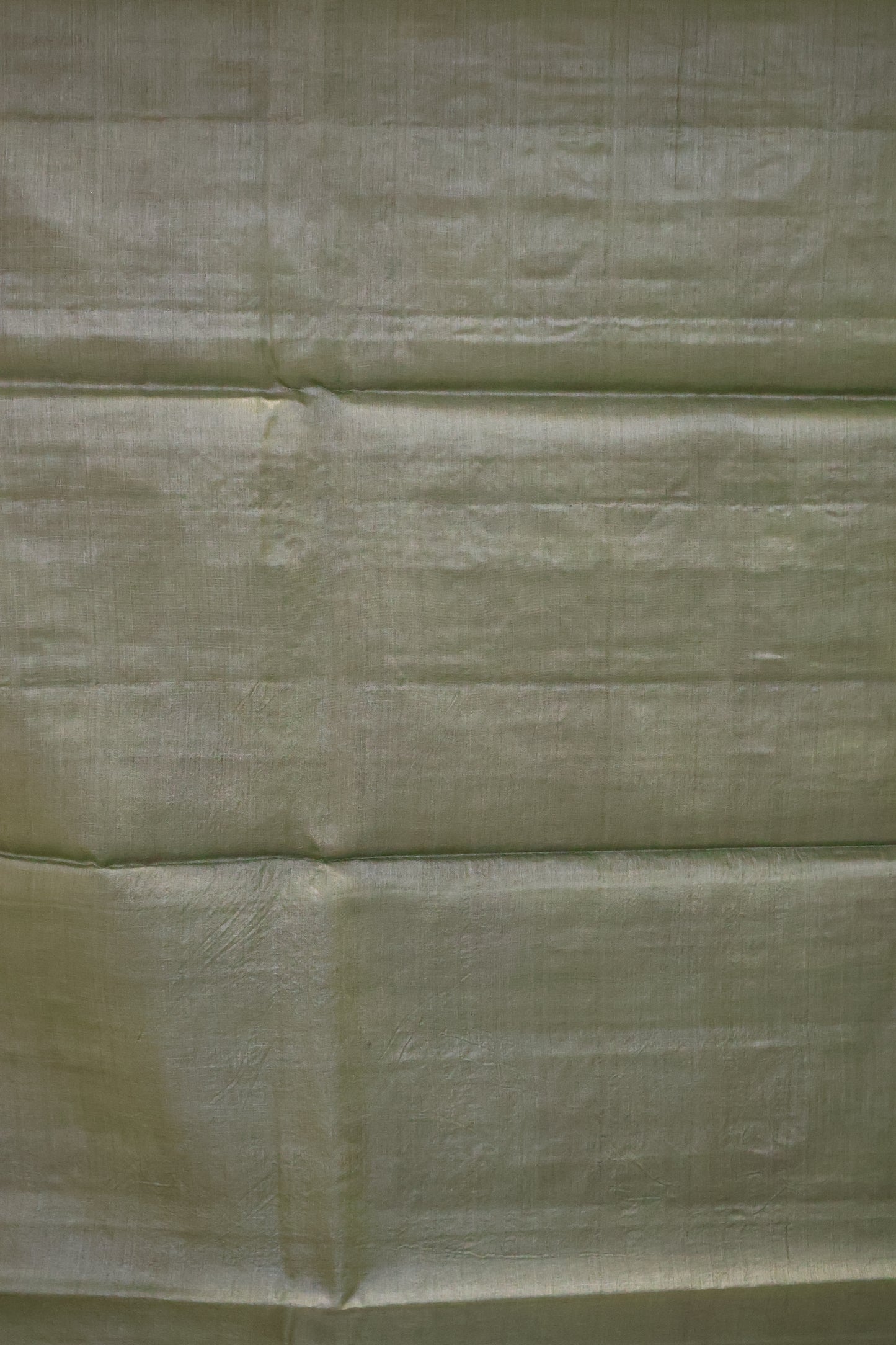 Pure Tussar Saree - Olive Green