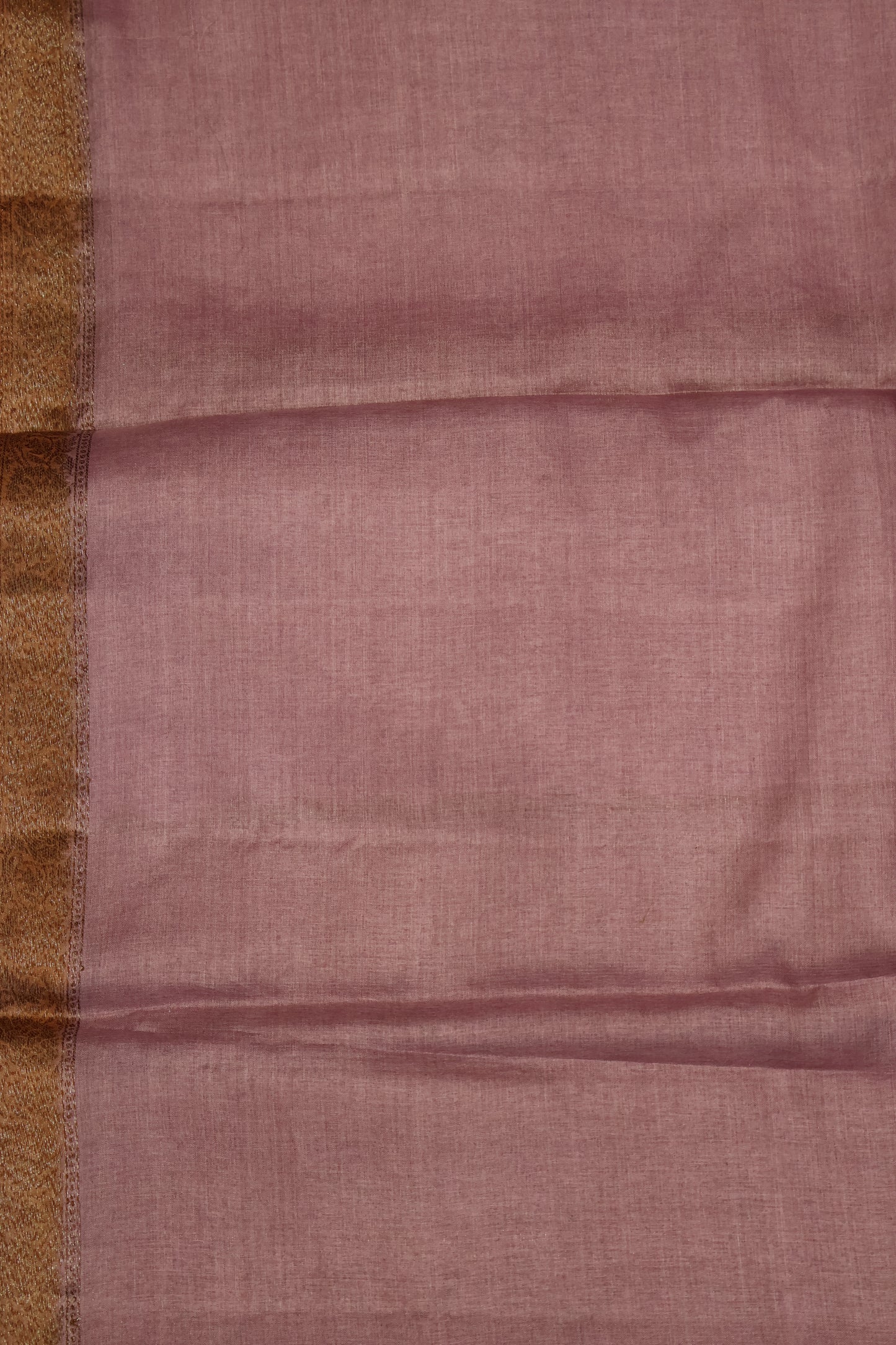 Pure Tussar Saree -Dusky Rose Raindrop Design